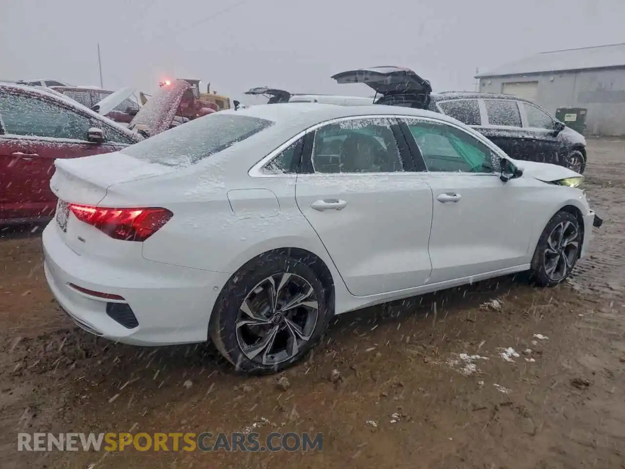 3 fotografías del automóvil dañado WAUHUDGY8NA055711 AUDI A3 2022