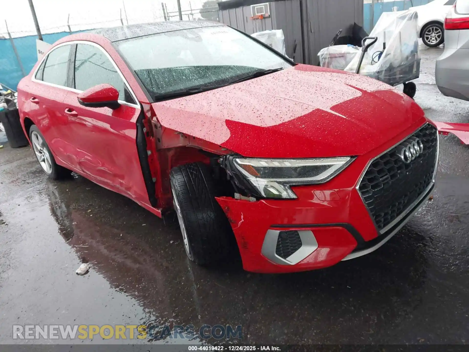 1 Photograph of a damaged car WAUHUDGY8NA086215 AUDI A3 2022