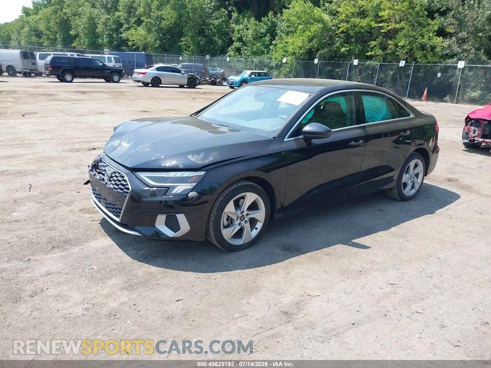 2 Фотография поврежденного автомобиля WAUHUDGYXNA099614 AUDI A3 2022