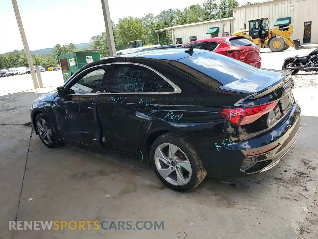 2 Photograph of a damaged car WAUAUDGY1PA051794 AUDI A3 2023