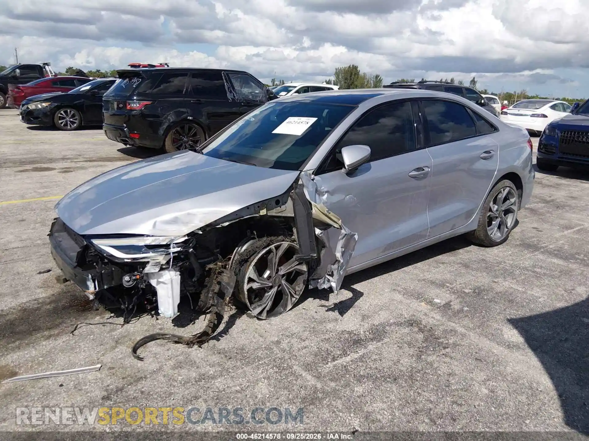 2 Photograph of a damaged car WAUAUDGY2PA092550 AUDI A3 2023
