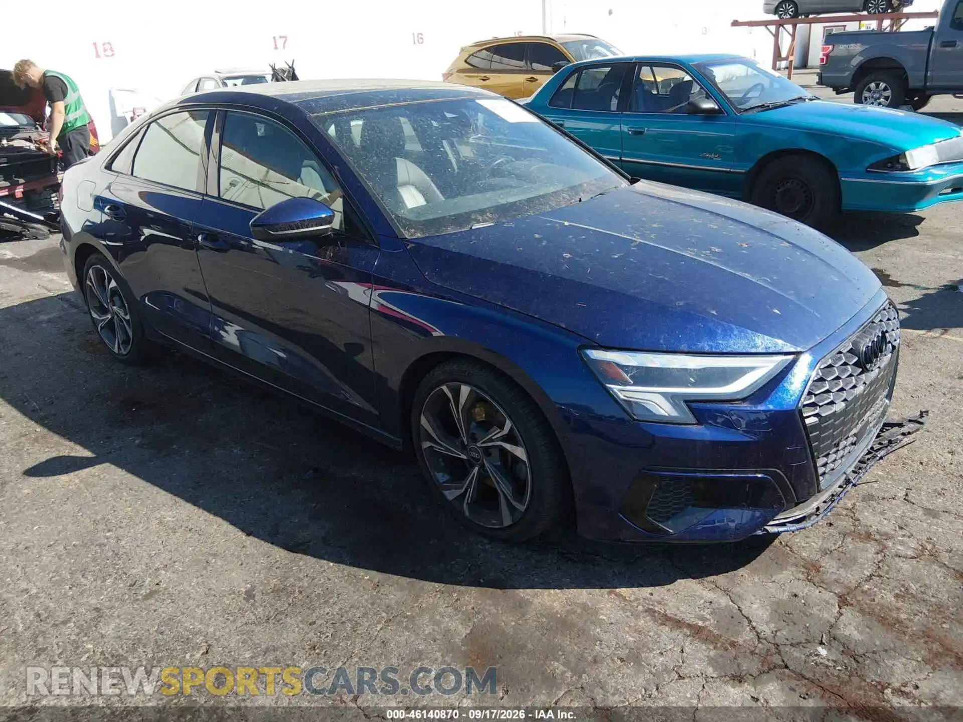 1 Photograph of a damaged car WAUAUDGY3PA034236 AUDI A3 2023