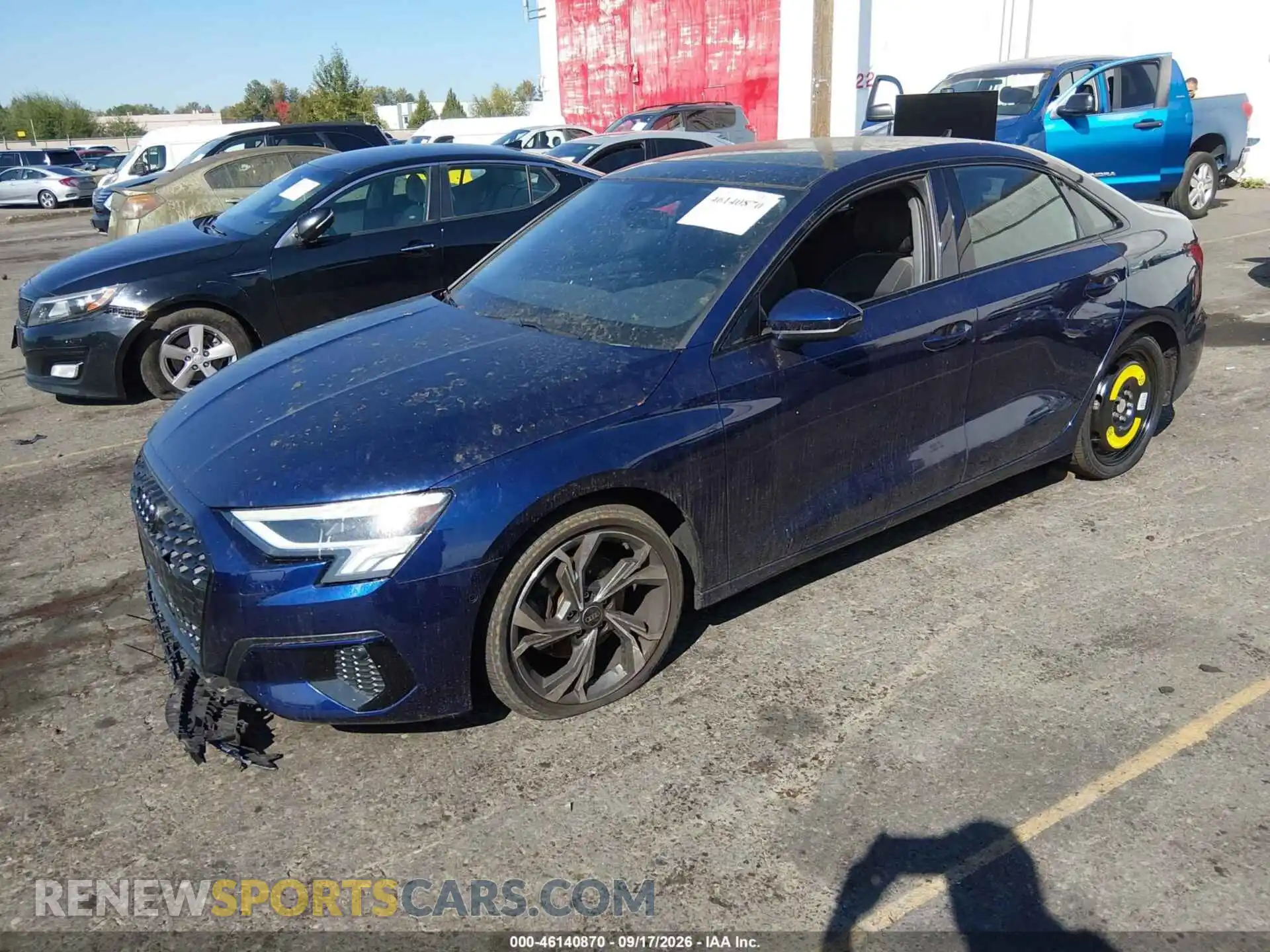 2 Photograph of a damaged car WAUAUDGY3PA034236 AUDI A3 2023