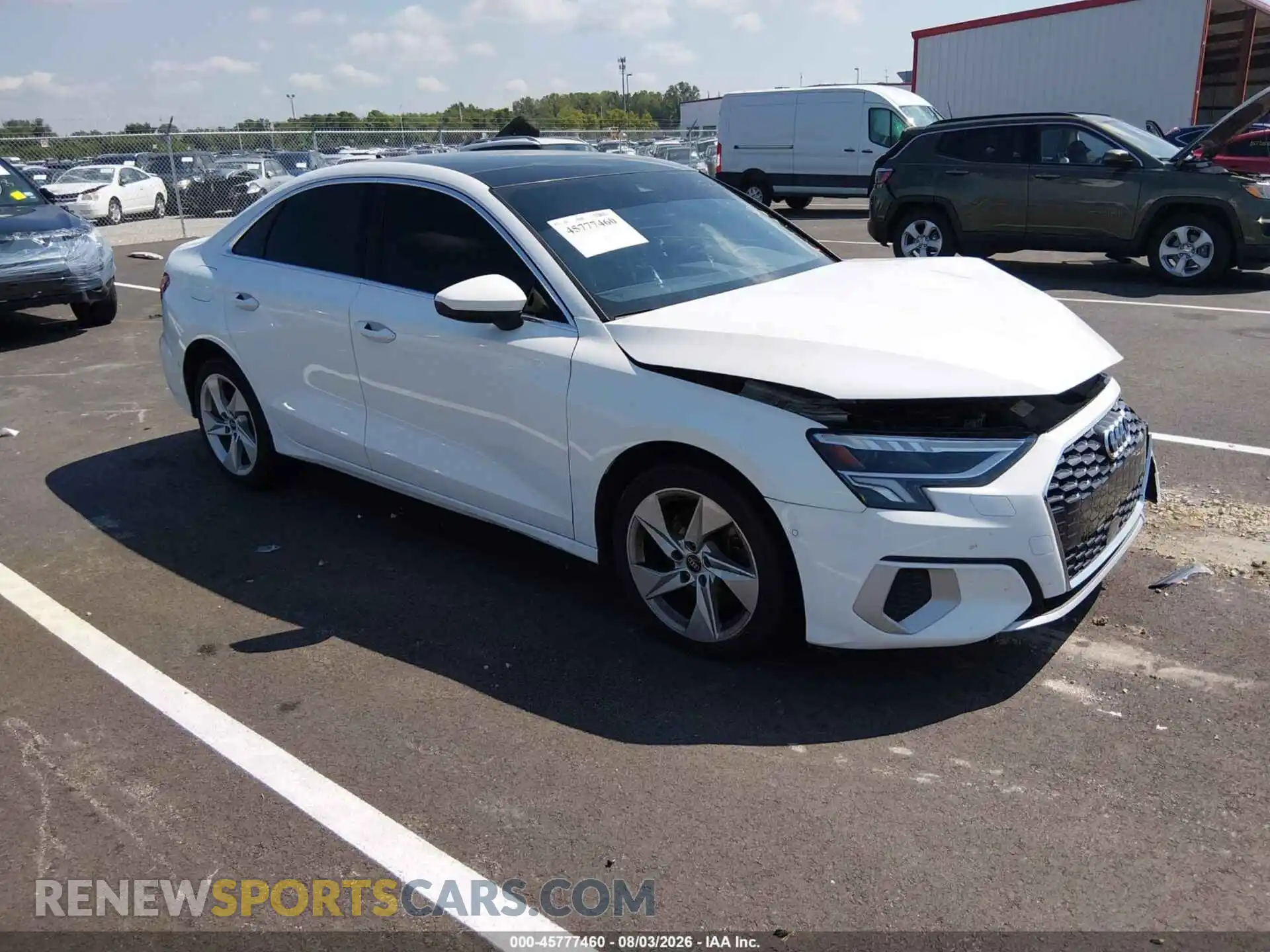 1 Фотография поврежденного автомобиля WAUAUDGY3PA116502 AUDI A3 2023