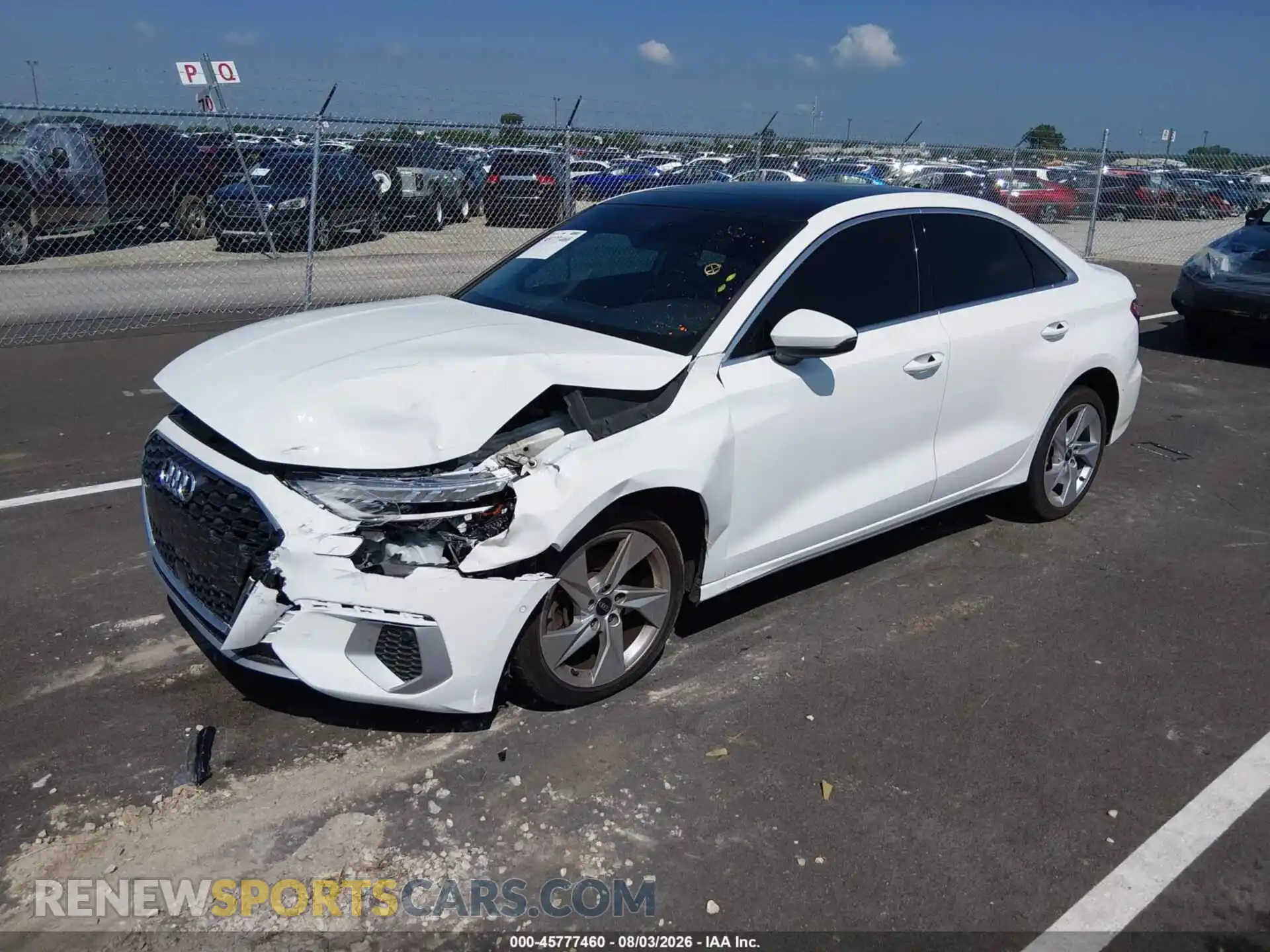 2 Фотография поврежденного автомобиля WAUAUDGY3PA116502 AUDI A3 2023