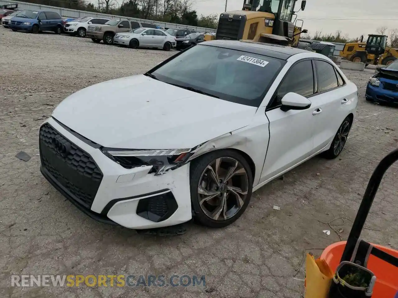 1 Photograph of a damaged car WAUAUDGY5PA037686 AUDI A3 2023