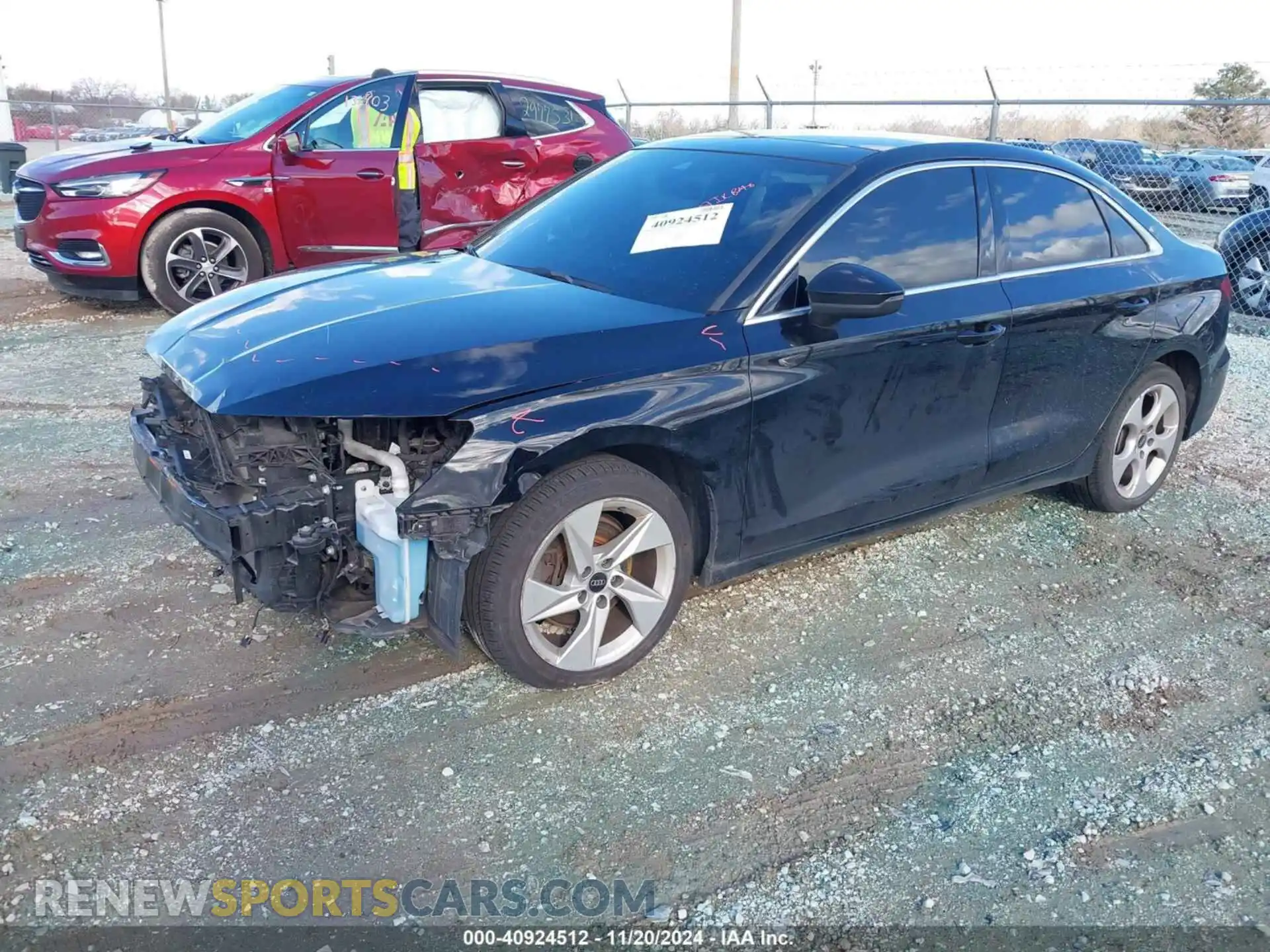 2 Photograph of a damaged car WAUAUDGY6PA022856 AUDI A3 2023