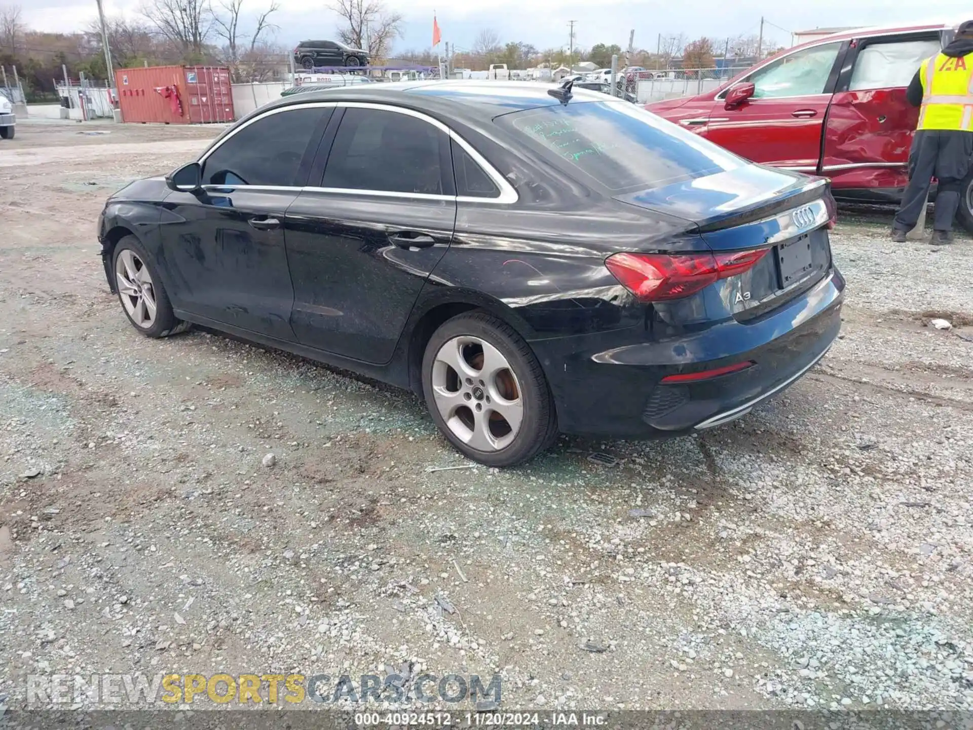 3 Photograph of a damaged car WAUAUDGY6PA022856 AUDI A3 2023