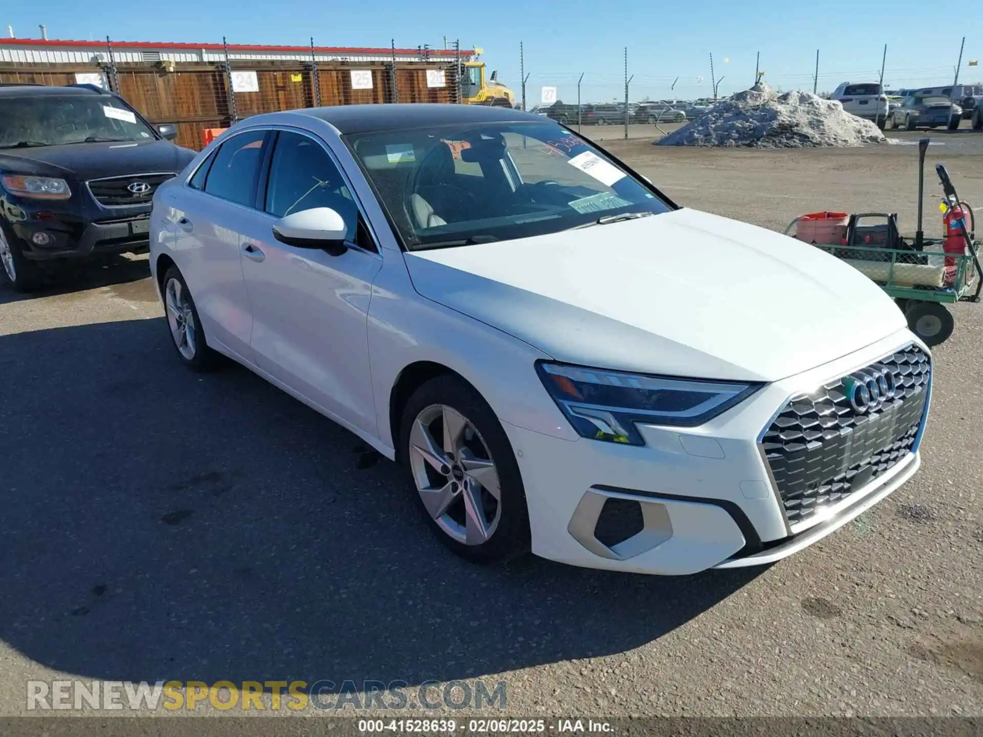 1 Photograph of a damaged car WAUAUDGY7PA037981 AUDI A3 2023