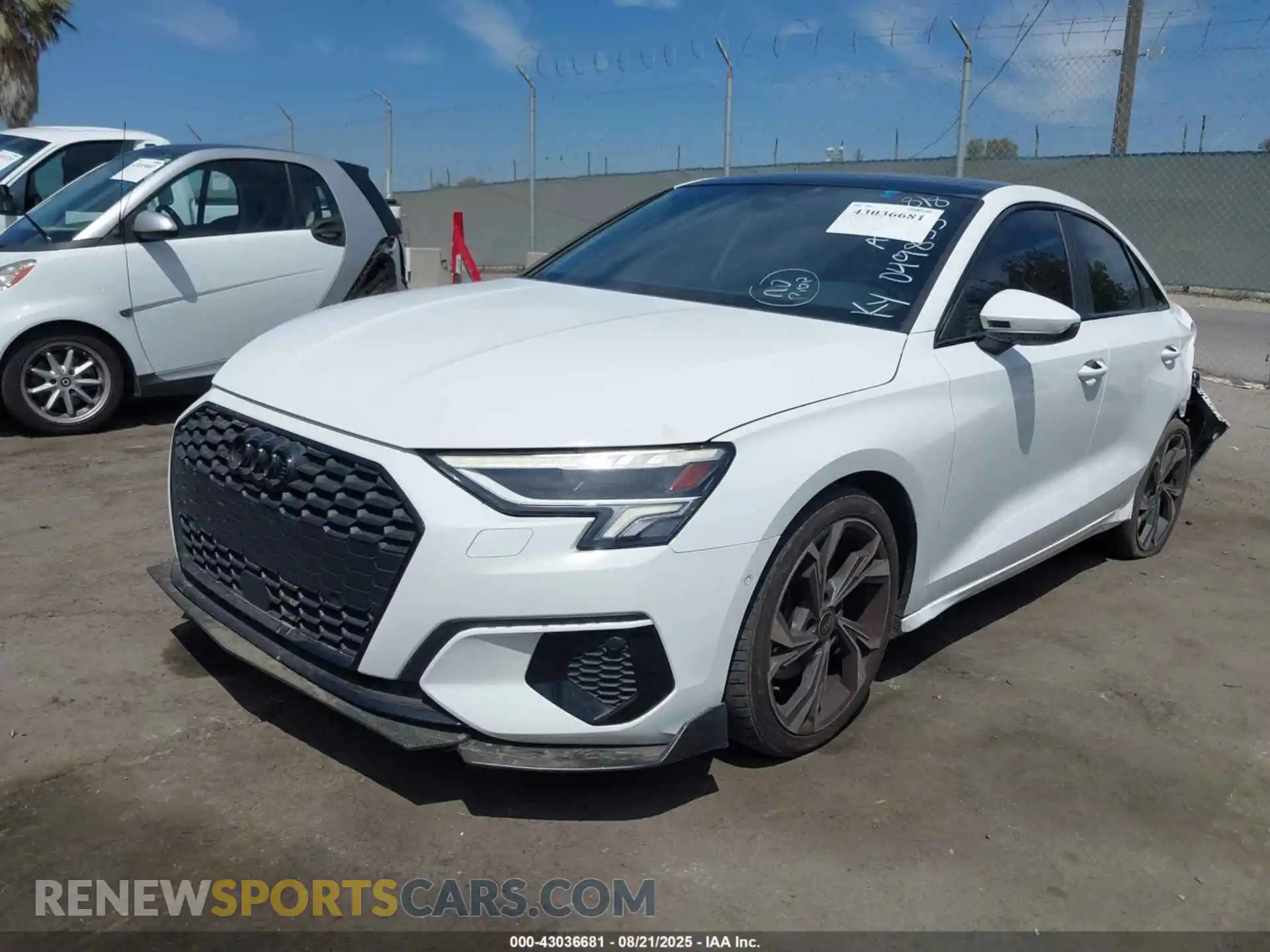2 Photograph of a damaged car WAUAUDGY7PA049855 AUDI A3 2023