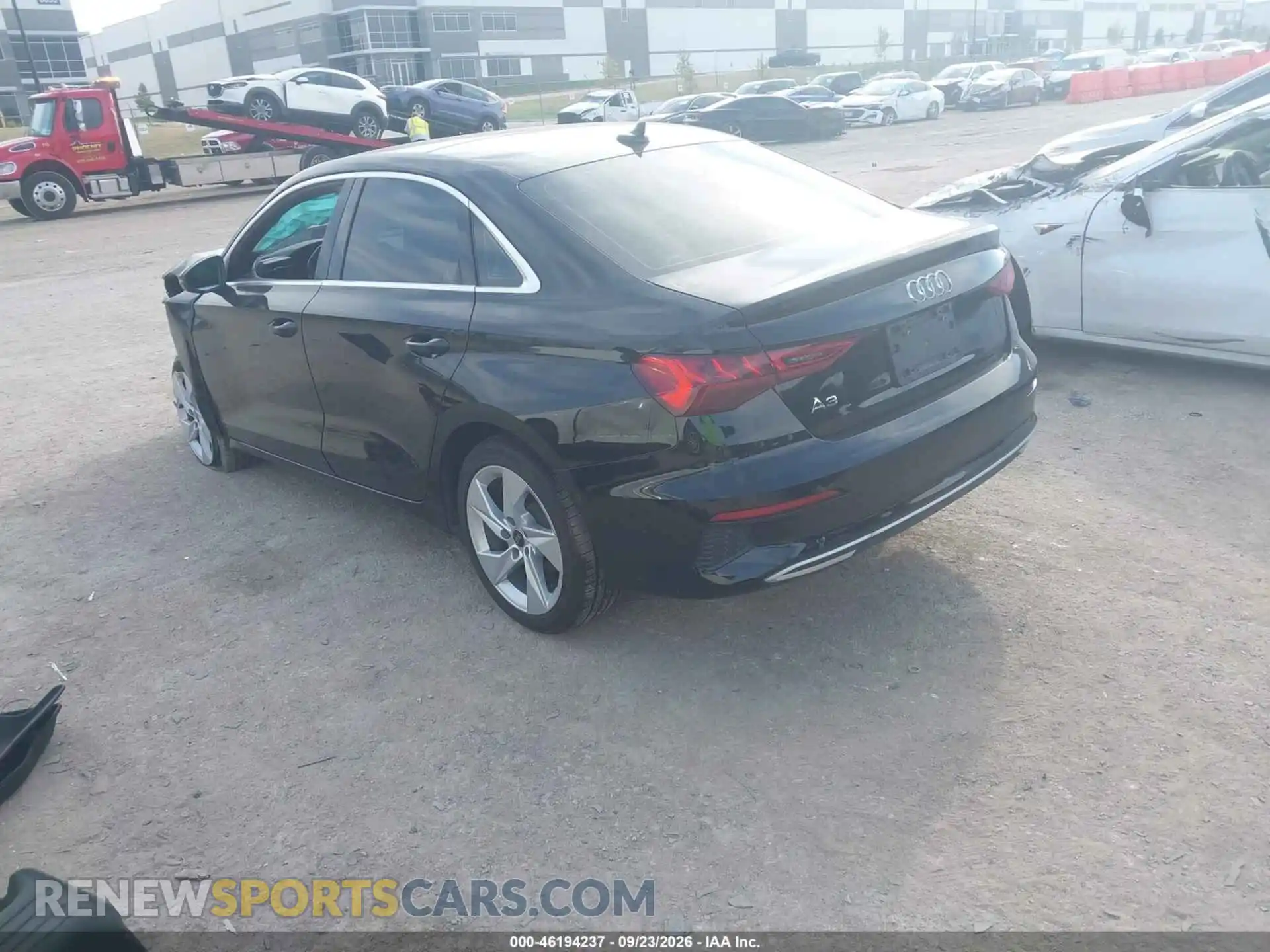 3 fotografías del automóvil dañado WAUAUDGY7PA056255 AUDI A3 2023