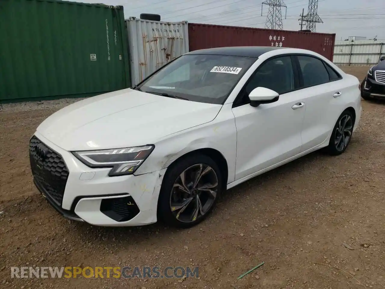 1 Photograph of a damaged car WAUAUDGY7PA092513 AUDI A3 2023