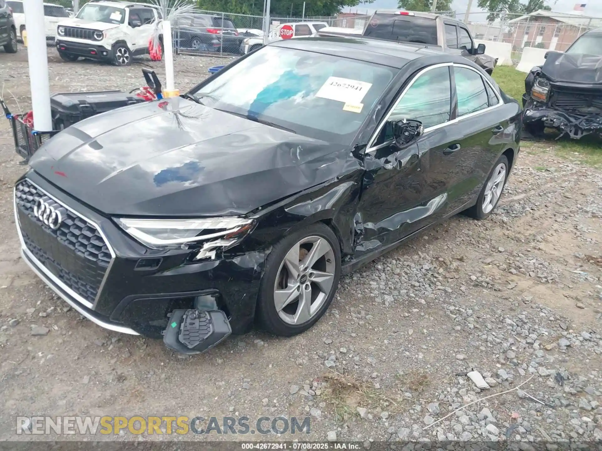 2 Photograph of a damaged car WAUAUDGY8PA061903 AUDI A3 2023