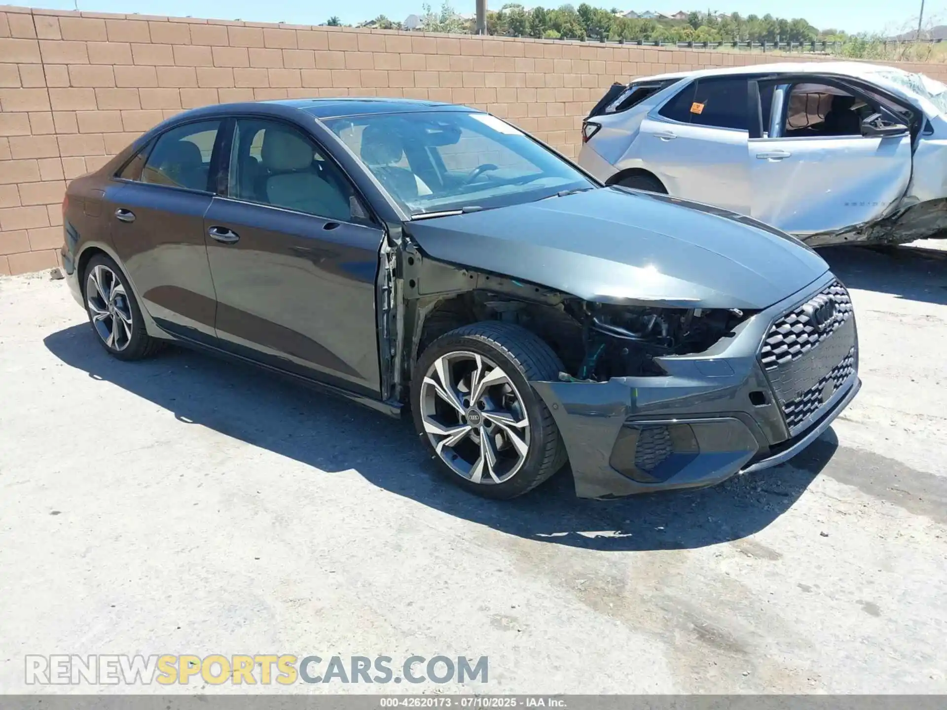 1 Photograph of a damaged car WAUAUDGY8PA090057 AUDI A3 2023