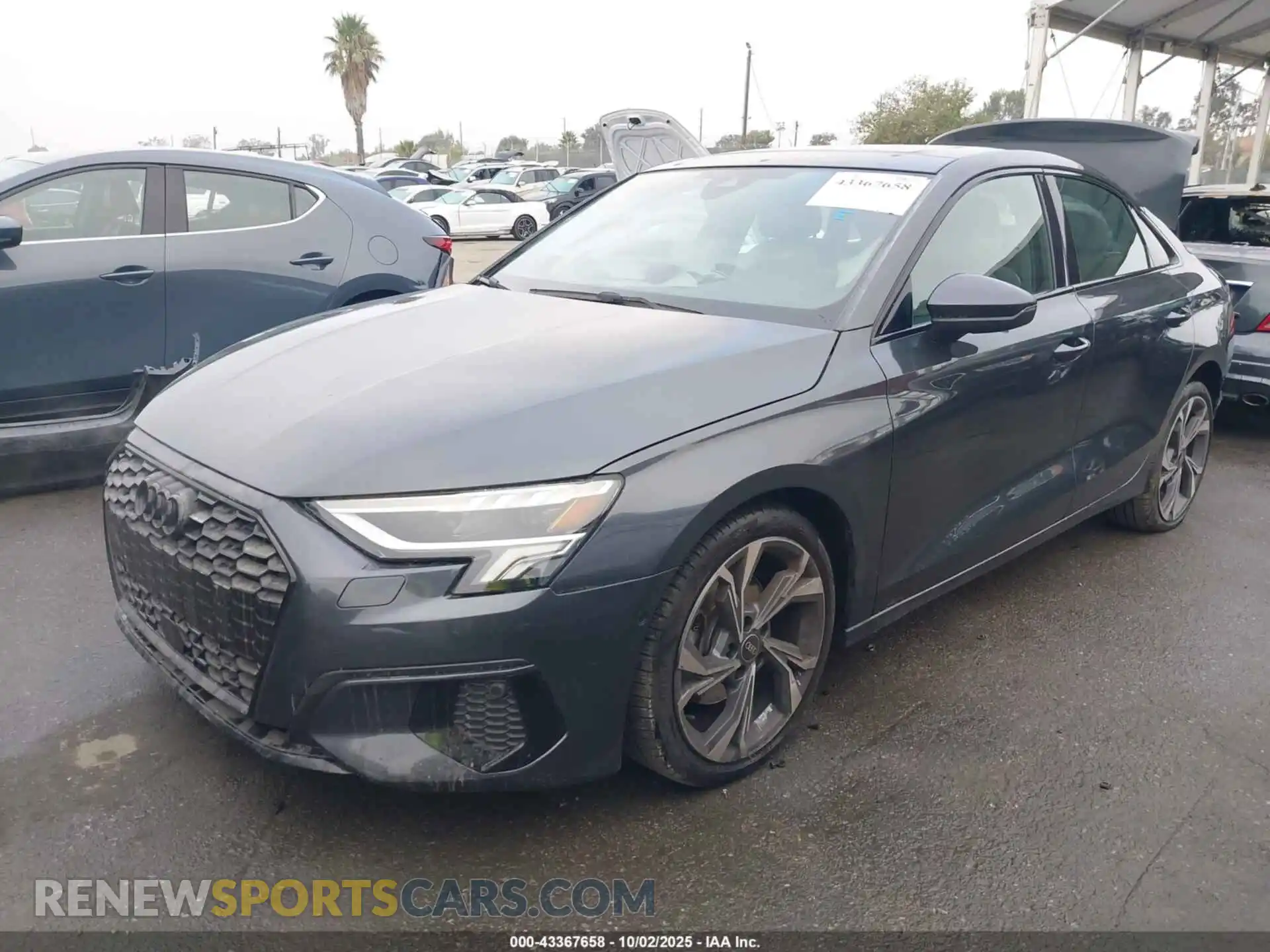 2 Photograph of a damaged car WAUAUDGY9PA040638 AUDI A3 2023