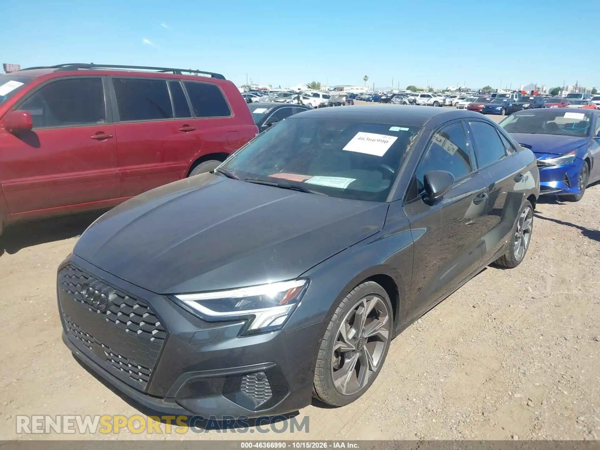 2 fotografías del automóvil dañado WAUAUDGY9PA091959 AUDI A3 2023