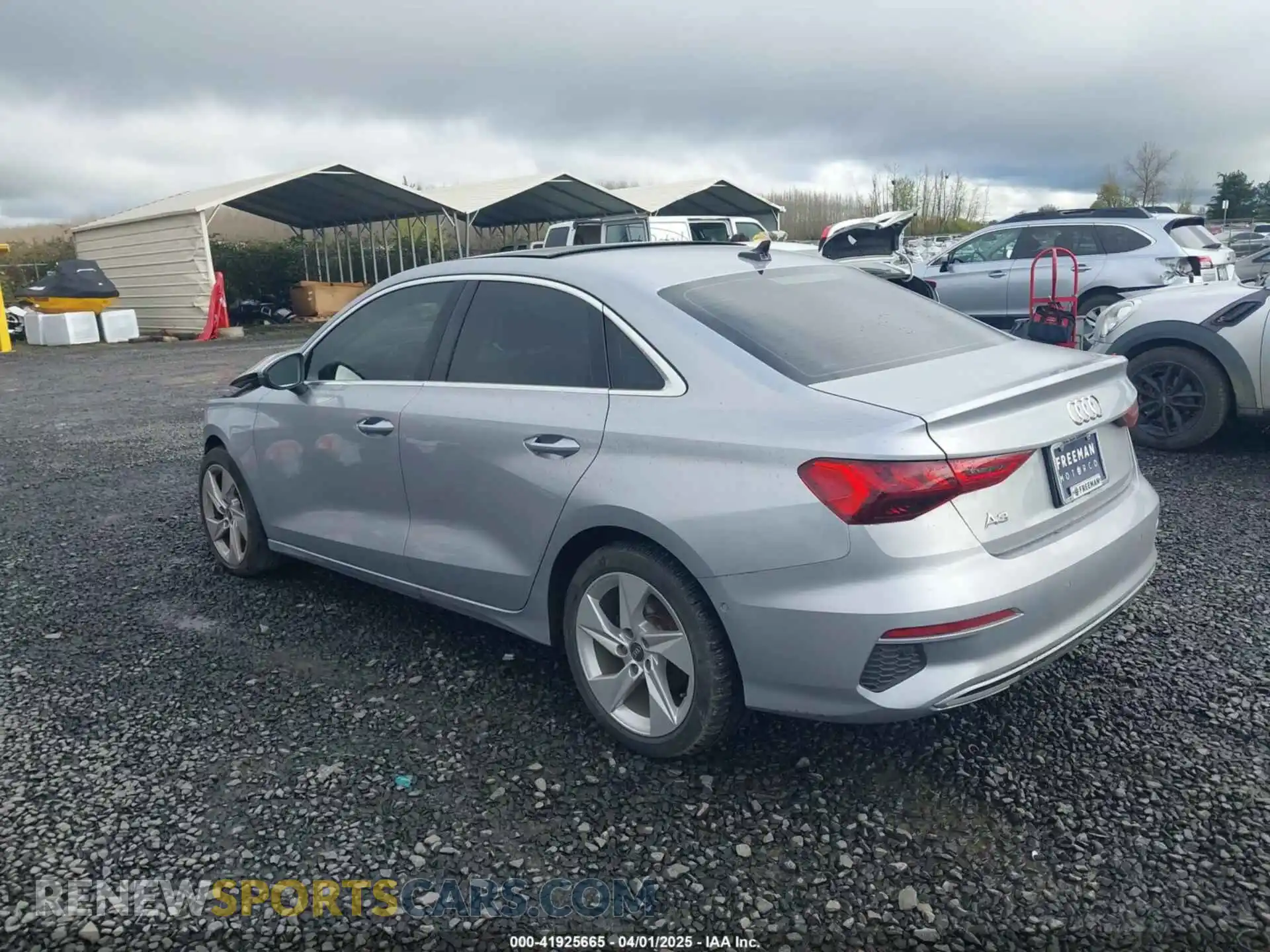 3 Photograph of a damaged car WAUAUDGYXPA062020 AUDI A3 2023