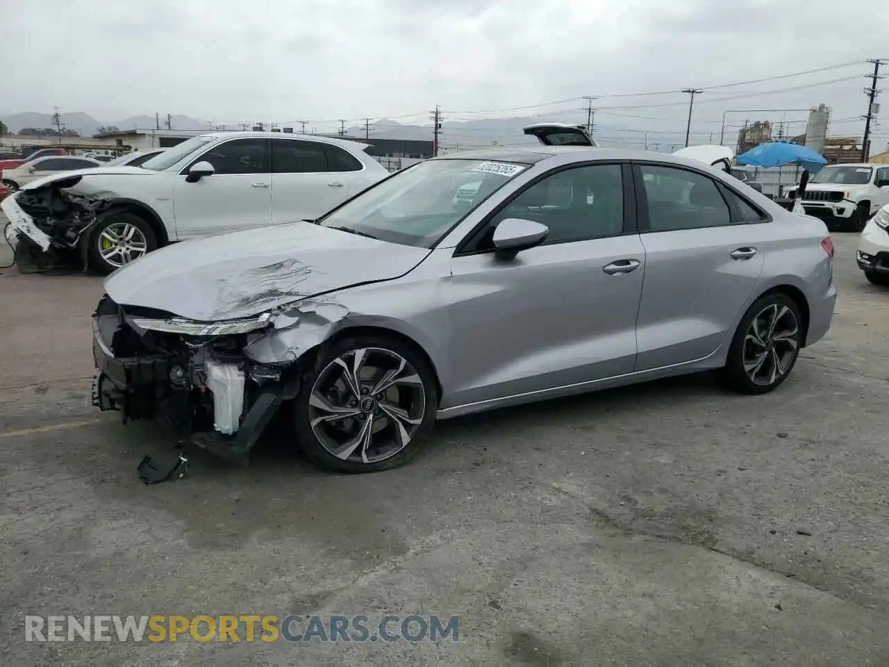 1 fotografías del automóvil dañado WAUAUDGYXPA121275 AUDI A3 2023
