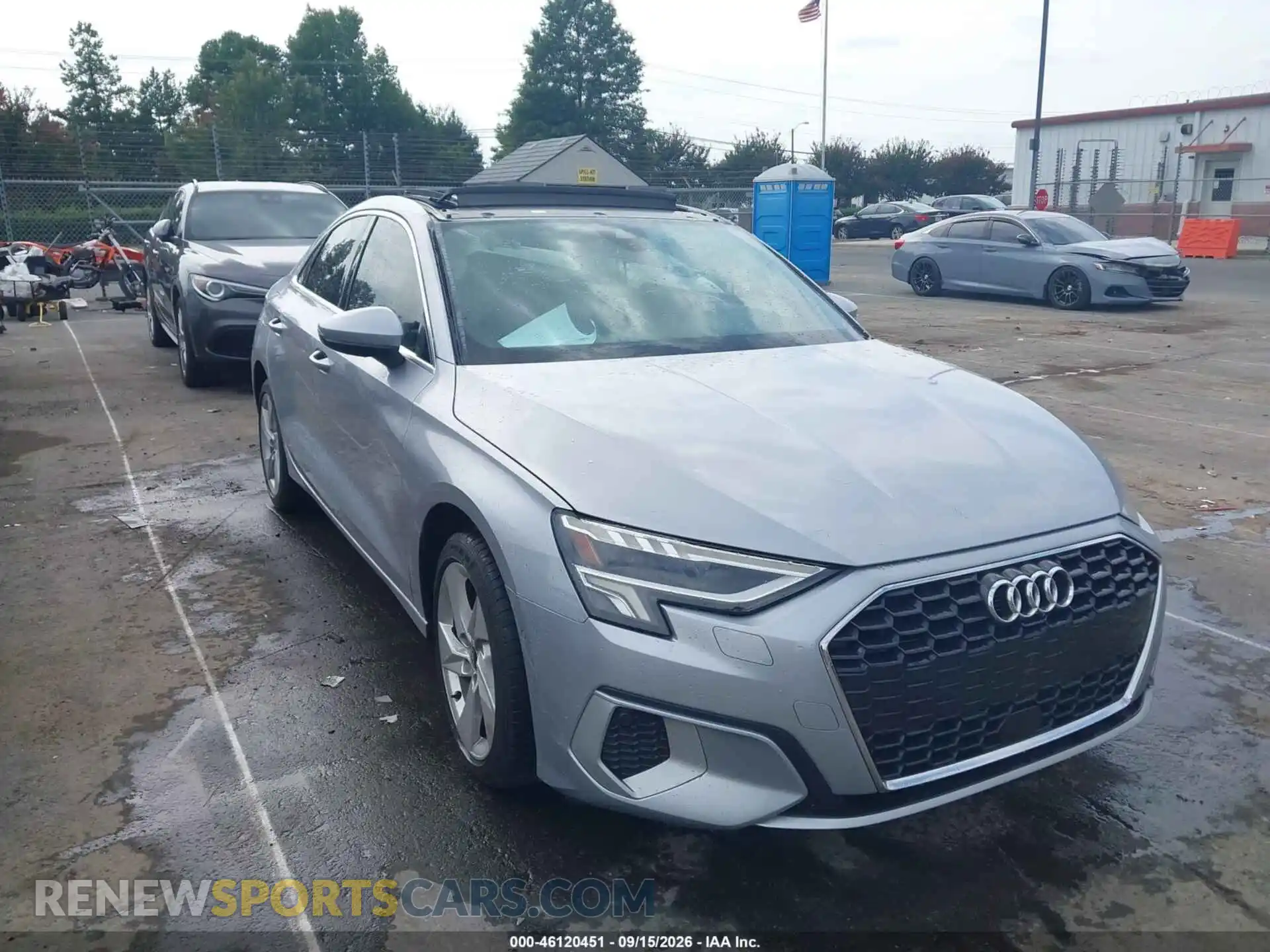 1 Photograph of a damaged car WAUBUDGY9PA063440 AUDI A3 2023