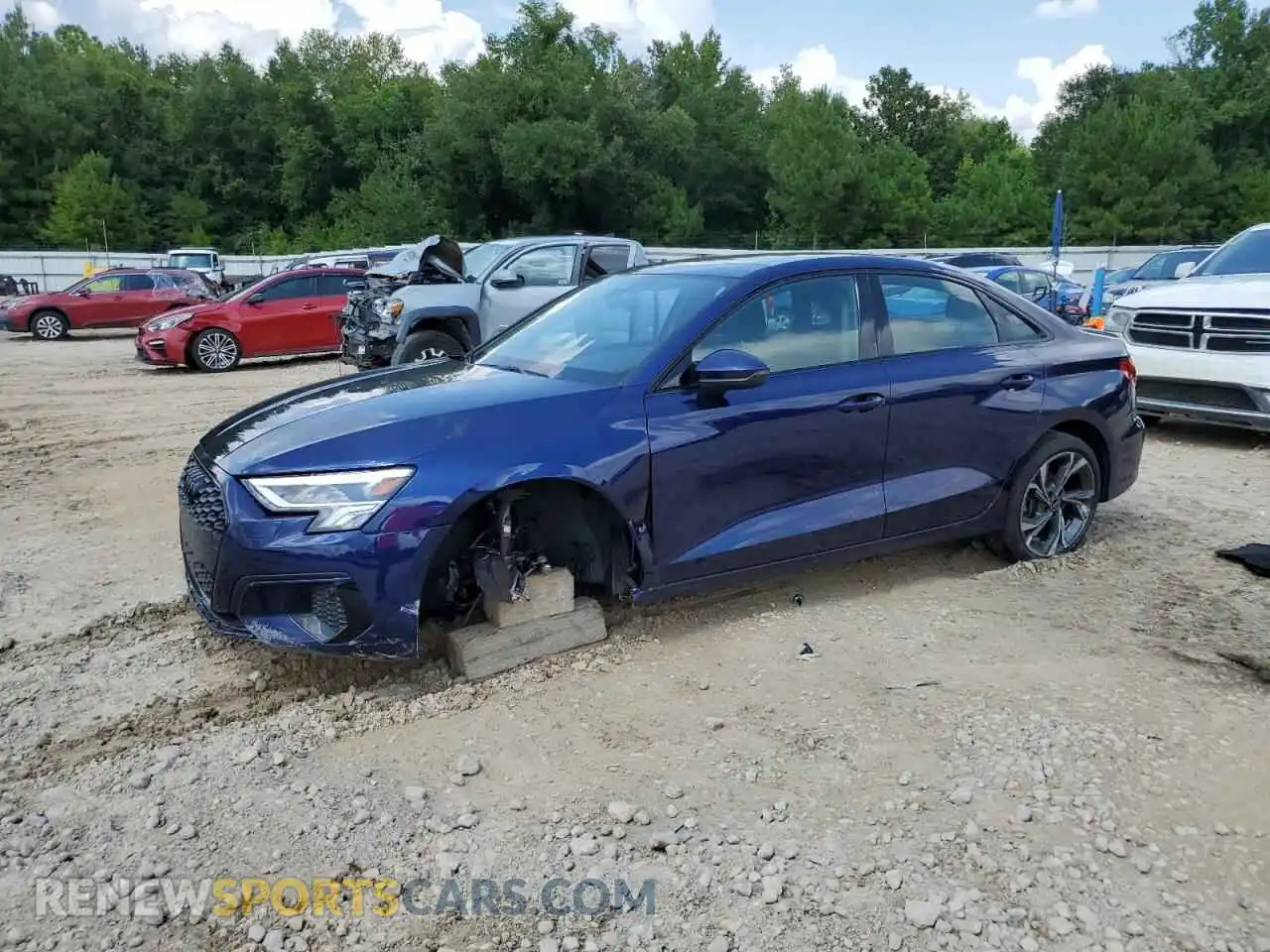 1 Photograph of a damaged car WAUGUDGY2PA071935 AUDI A3 2023