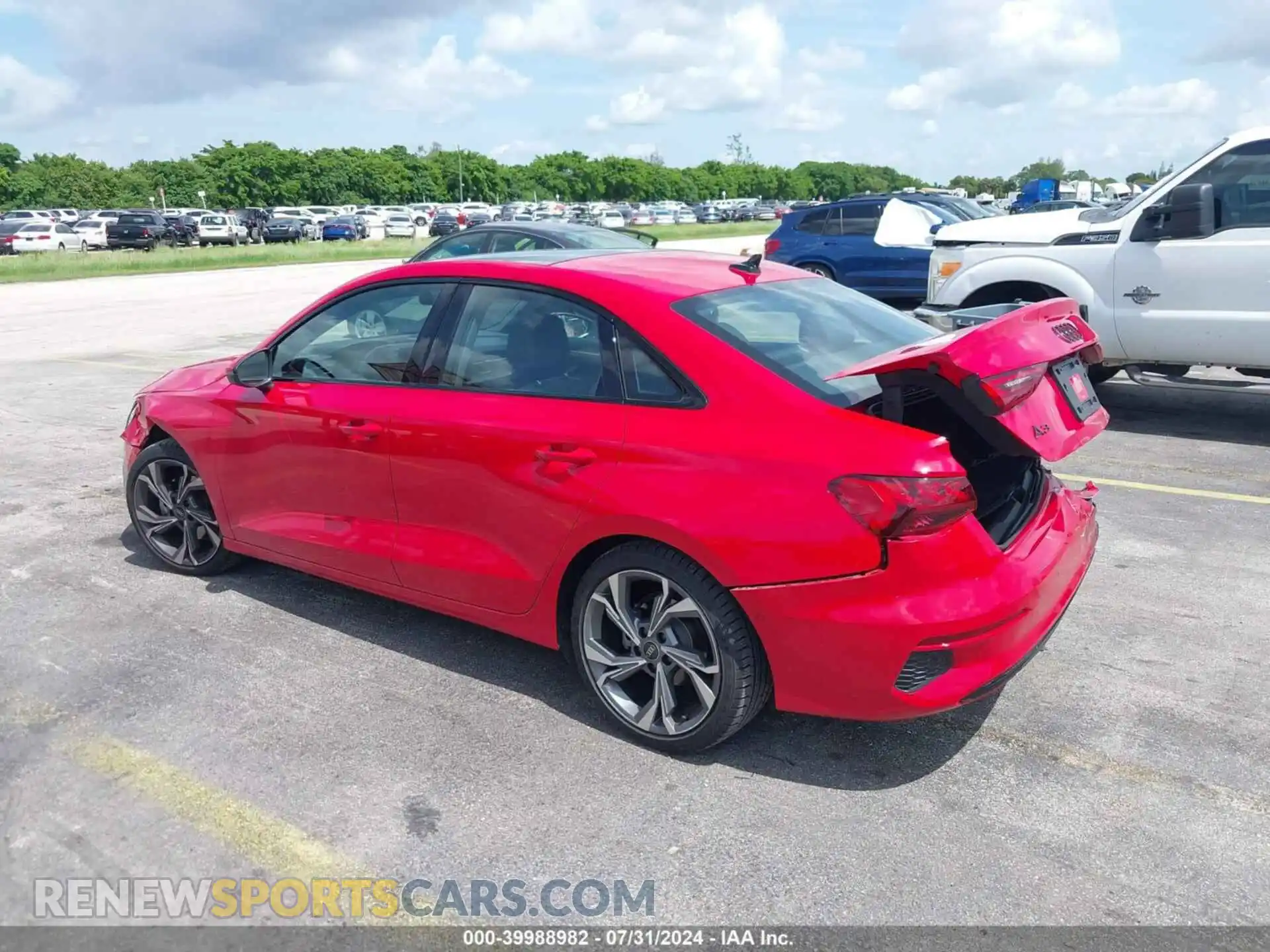 3 Photograph of a damaged car WAUGUDGY6PA097485 AUDI A3 2023
