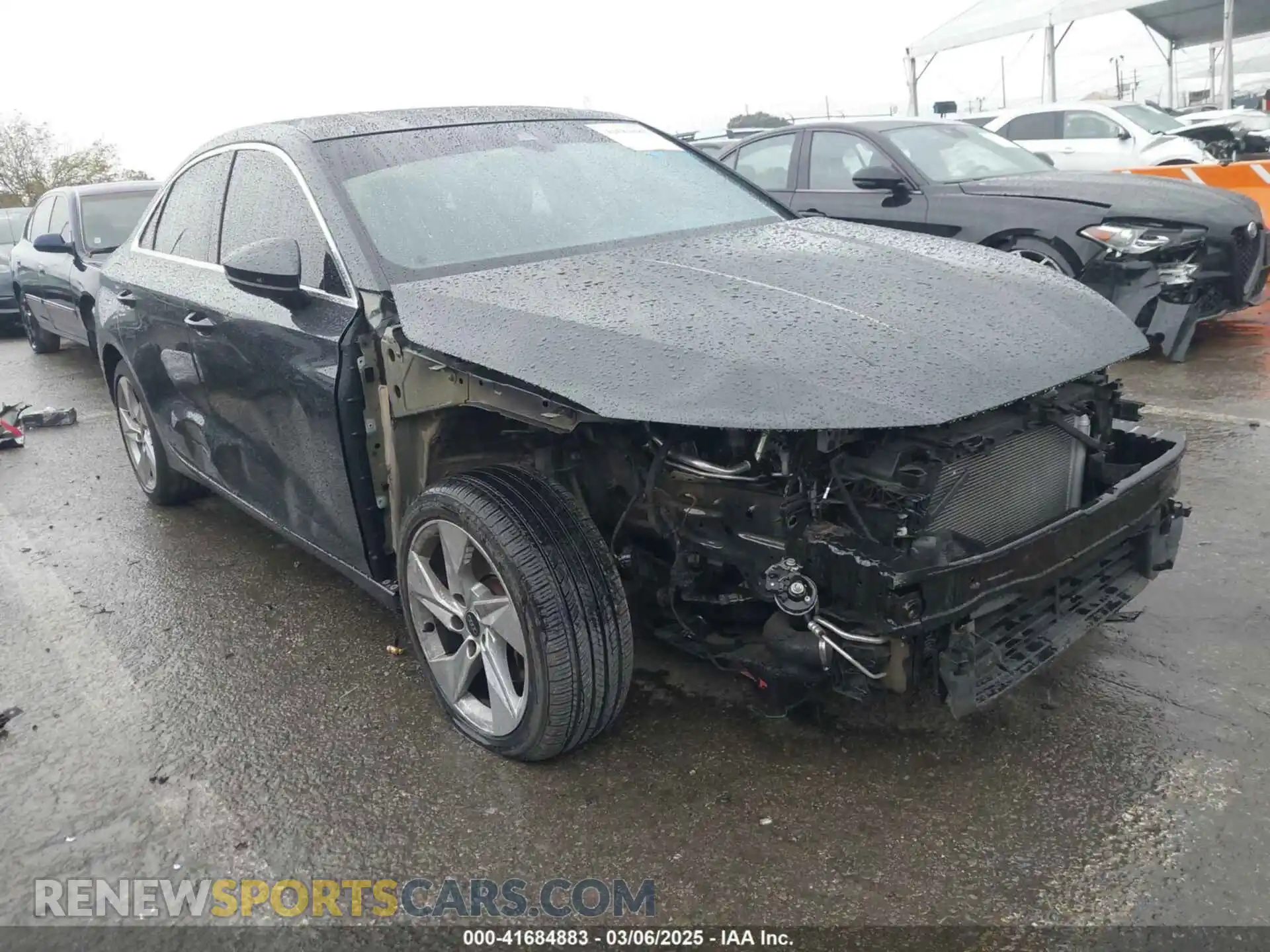 1 Photograph of a damaged car WAUGUDGY6PA140433 AUDI A3 2023