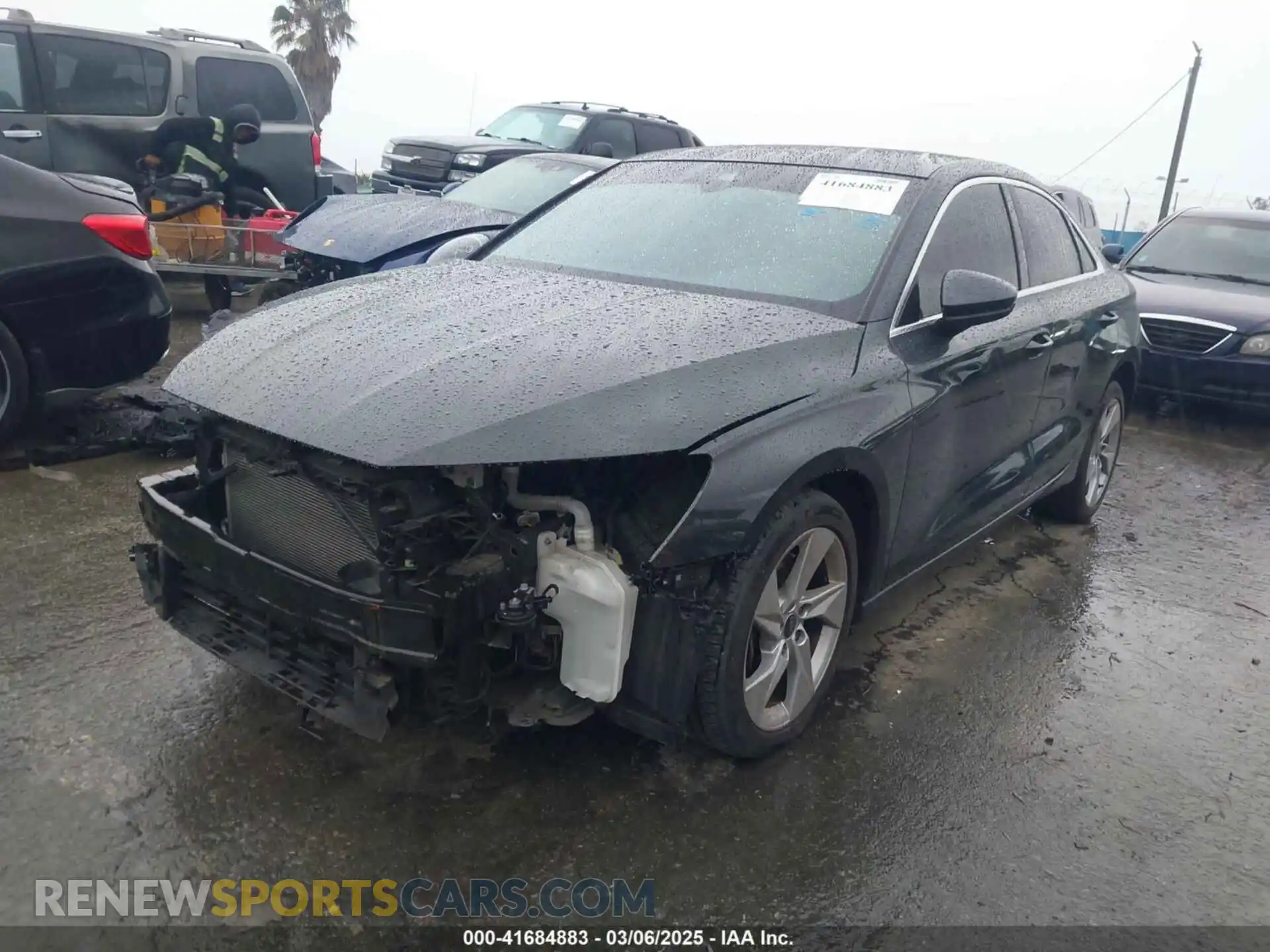 2 Photograph of a damaged car WAUGUDGY6PA140433 AUDI A3 2023