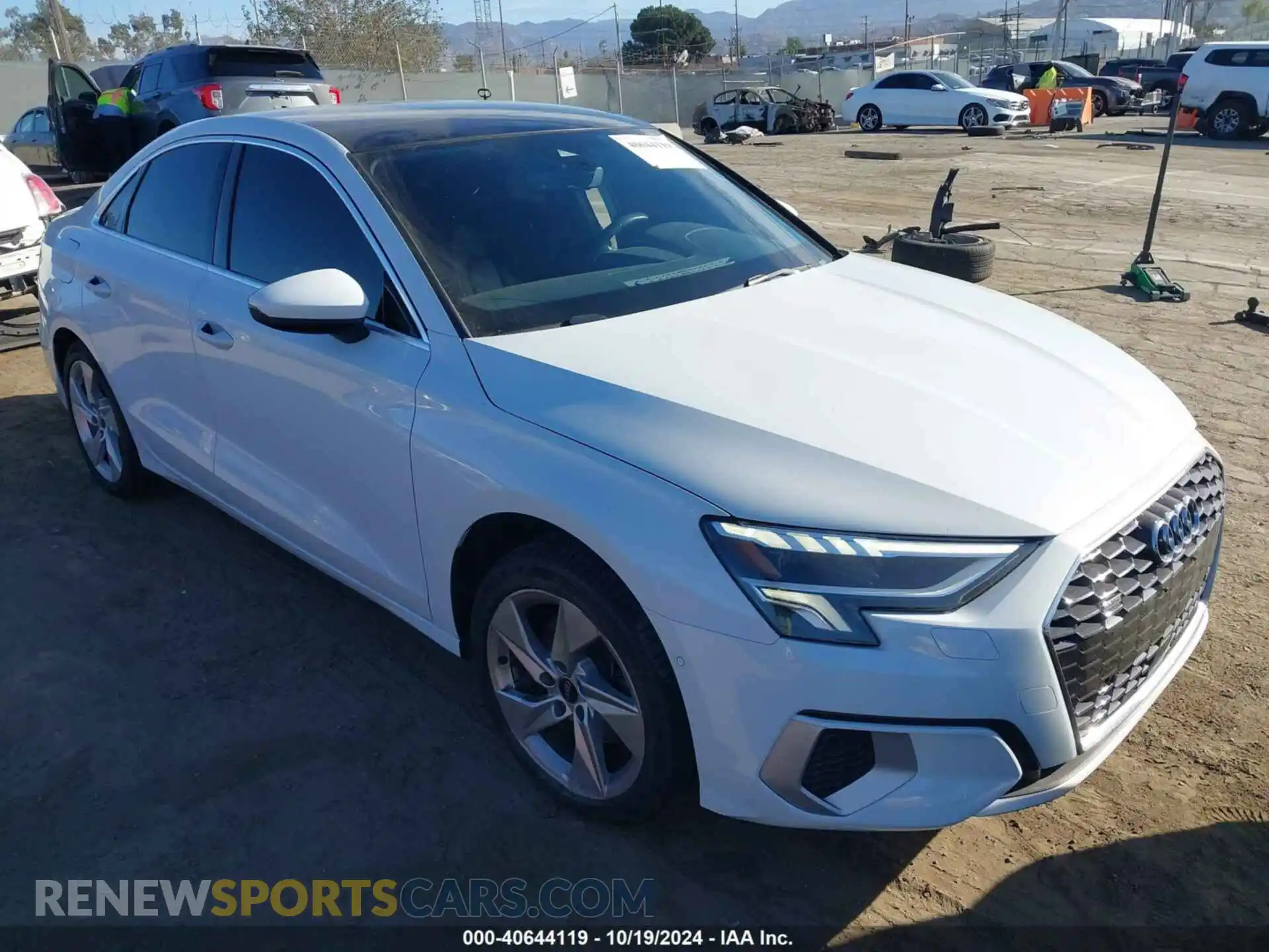 1 Photograph of a damaged car WAUGUDGY7PA129523 AUDI A3 2023