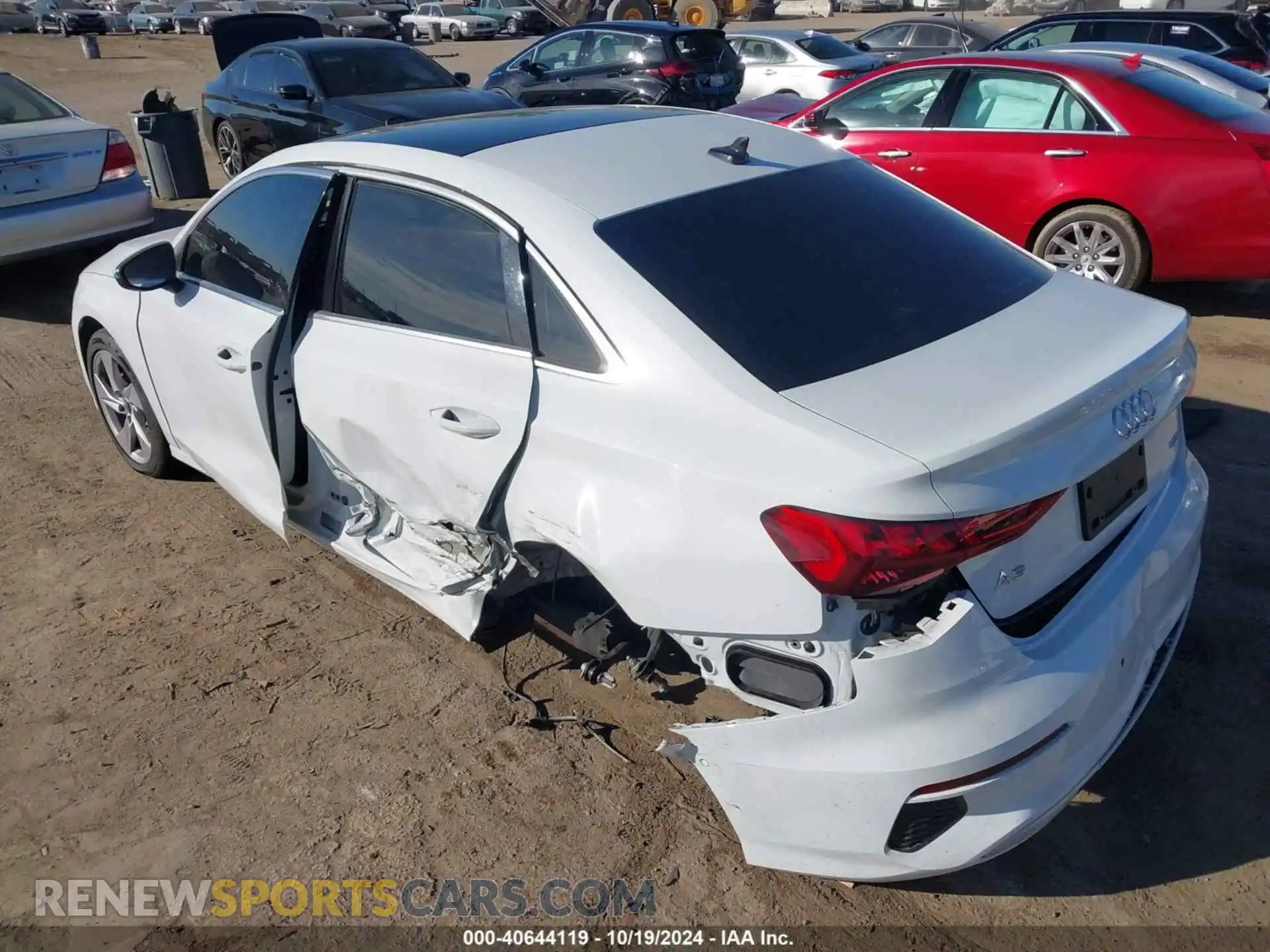 3 Photograph of a damaged car WAUGUDGY7PA129523 AUDI A3 2023