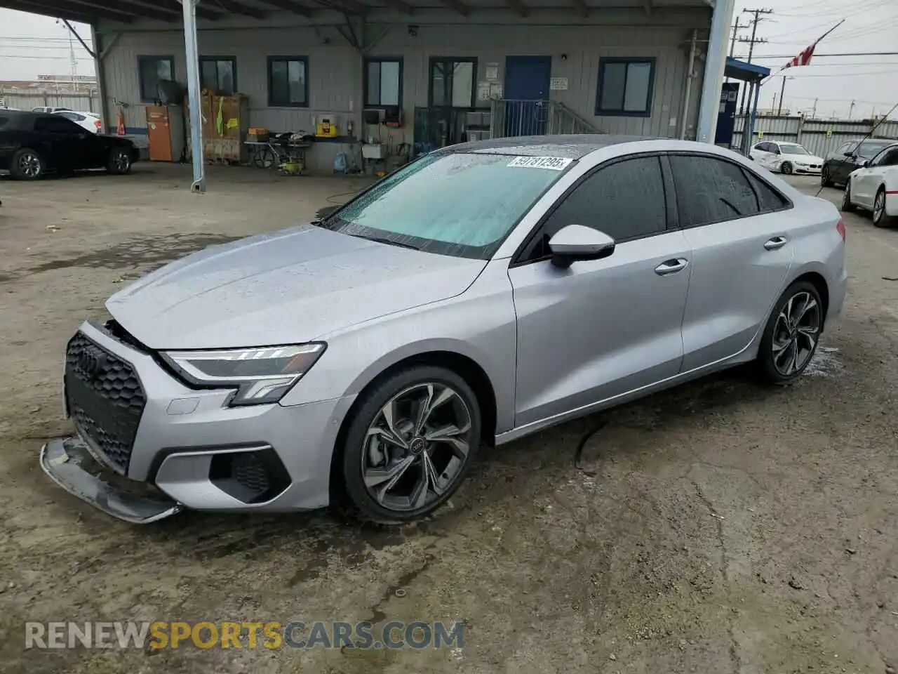 1 Фотография поврежденного автомобиля WAUGUDGY7PA143132 AUDI A3 2023