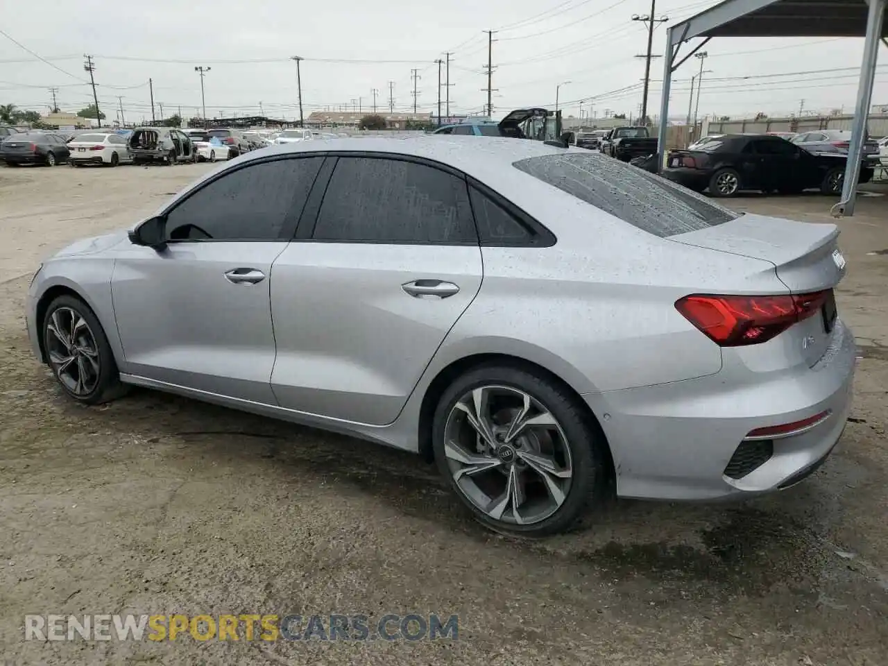 2 Фотография поврежденного автомобиля WAUGUDGY7PA143132 AUDI A3 2023