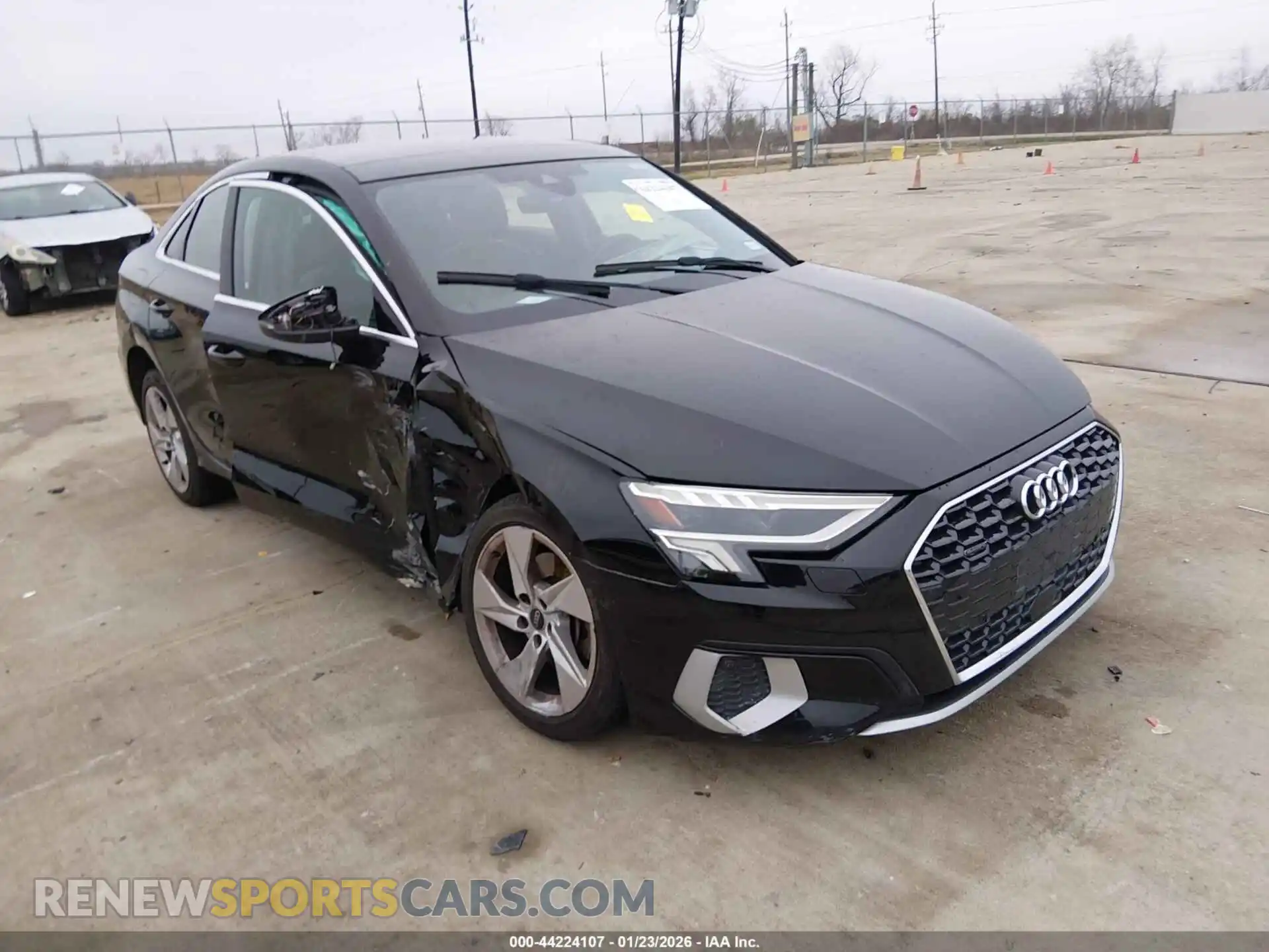 1 Фотография поврежденного автомобиля WAUGUDGY7PA148203 AUDI A3 2023