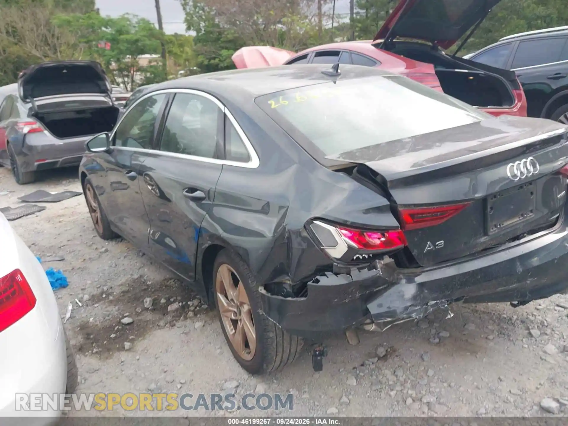 3 Photograph of a damaged car WAUGUDGY8PA049809 AUDI A3 2023