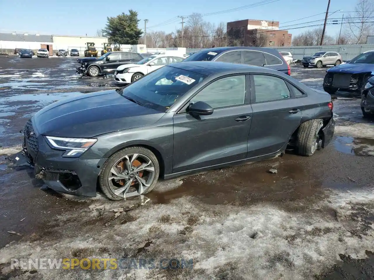 1 Photograph of a damaged car WAUGUDGY8PA127182 AUDI A3 2023