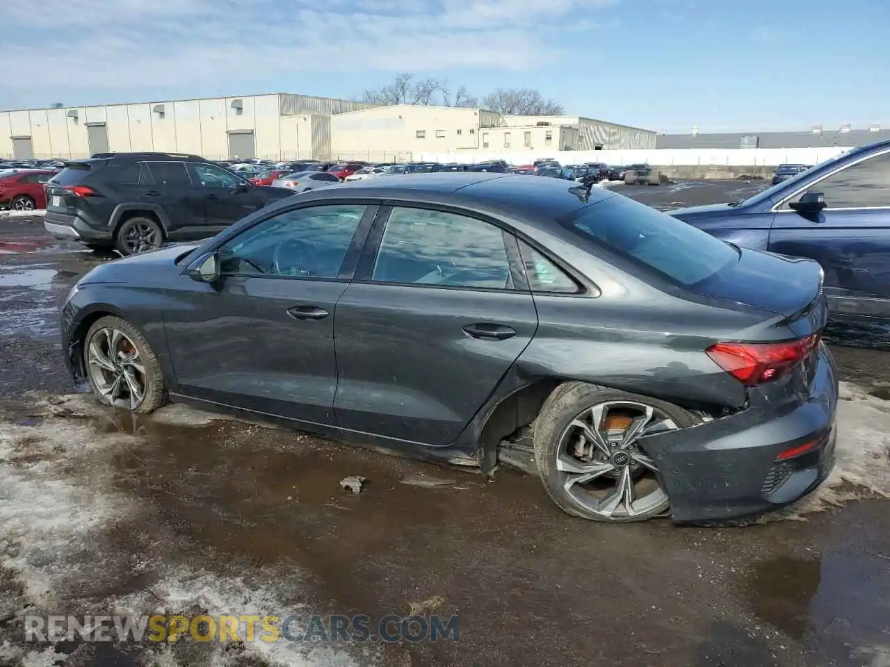2 Photograph of a damaged car WAUGUDGY8PA127182 AUDI A3 2023