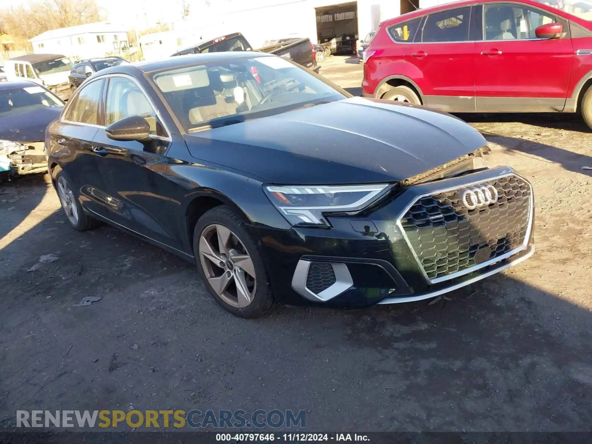 1 Photograph of a damaged car WAUGUDGY9PA069132 AUDI A3 2023