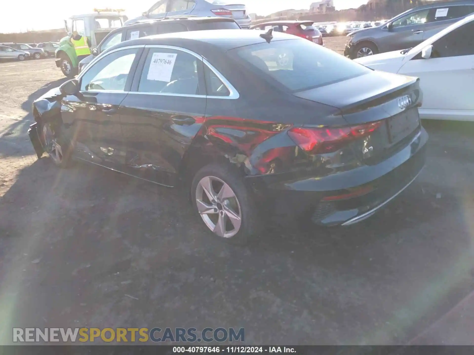 3 Photograph of a damaged car WAUGUDGY9PA069132 AUDI A3 2023