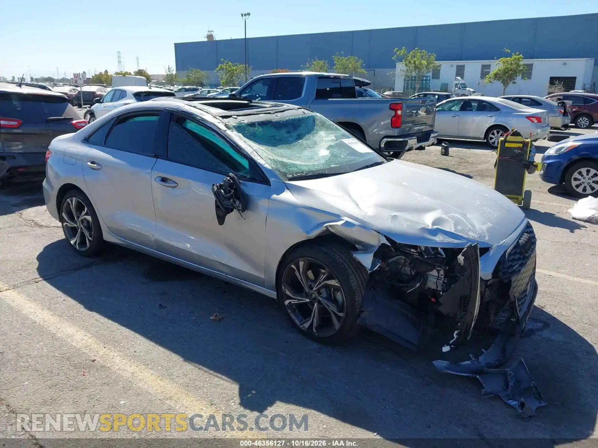 1 Photograph of a damaged car WAUHUDGY0PA011835 AUDI A3 2023