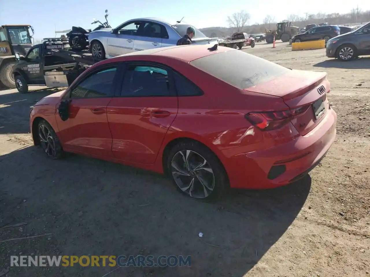 2 Photograph of a damaged car WAUHUDGY2PA054976 AUDI A3 2023