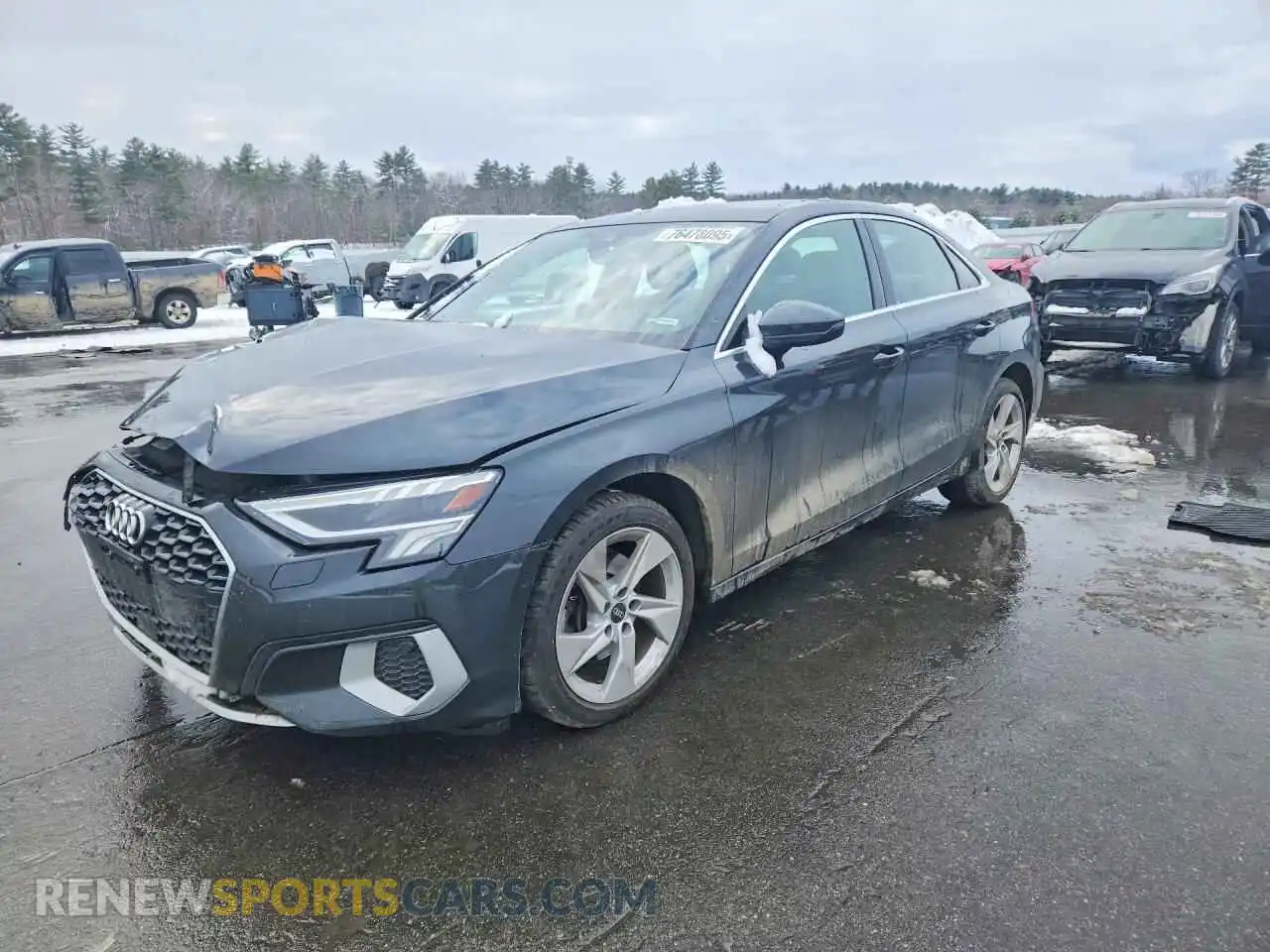 1 Фотография поврежденного автомобиля WAUHUDGY3PA073651 AUDI A3 2023