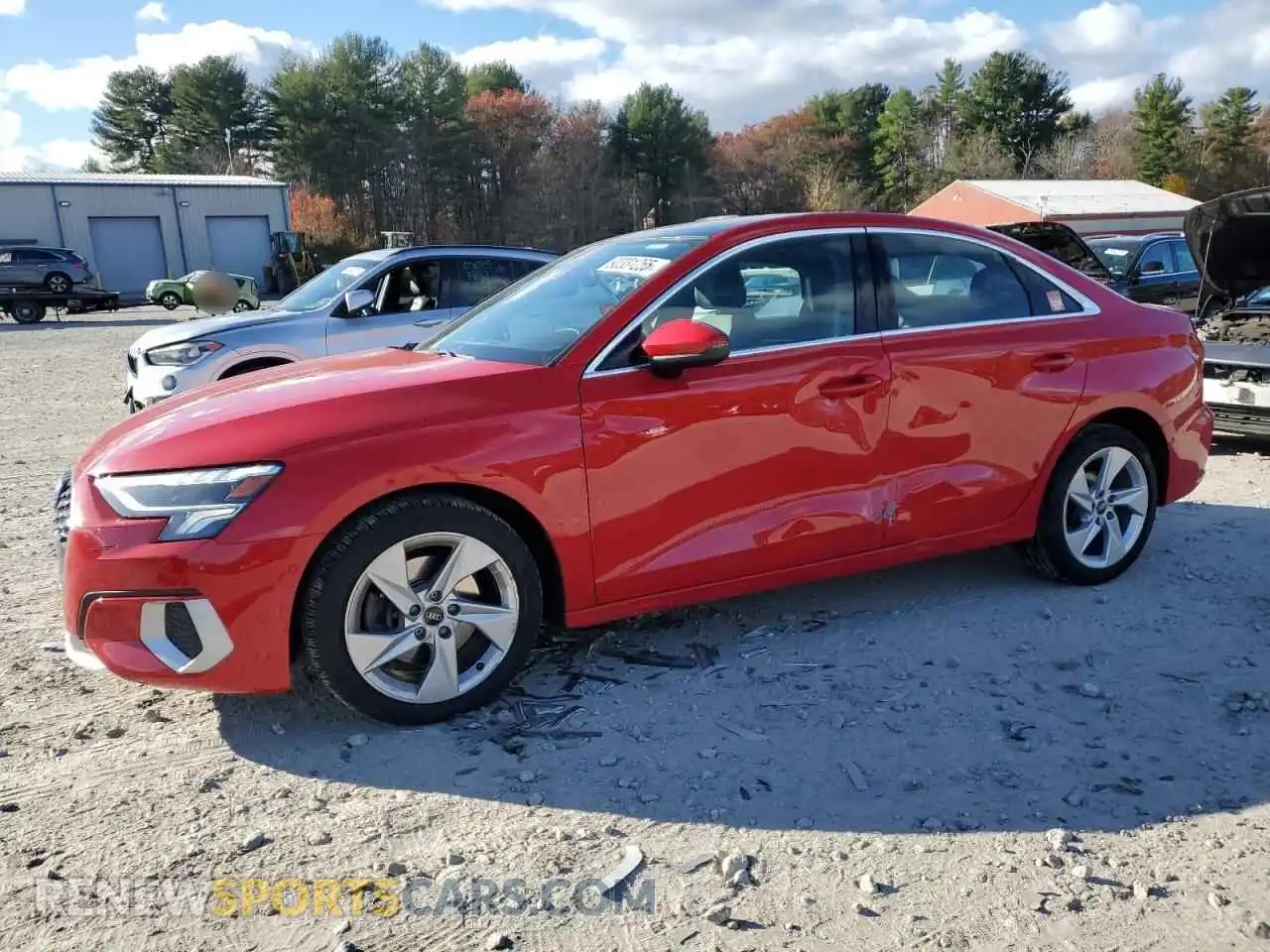 1 Photograph of a damaged car WAUHUDGY5PA055409 AUDI A3 2023