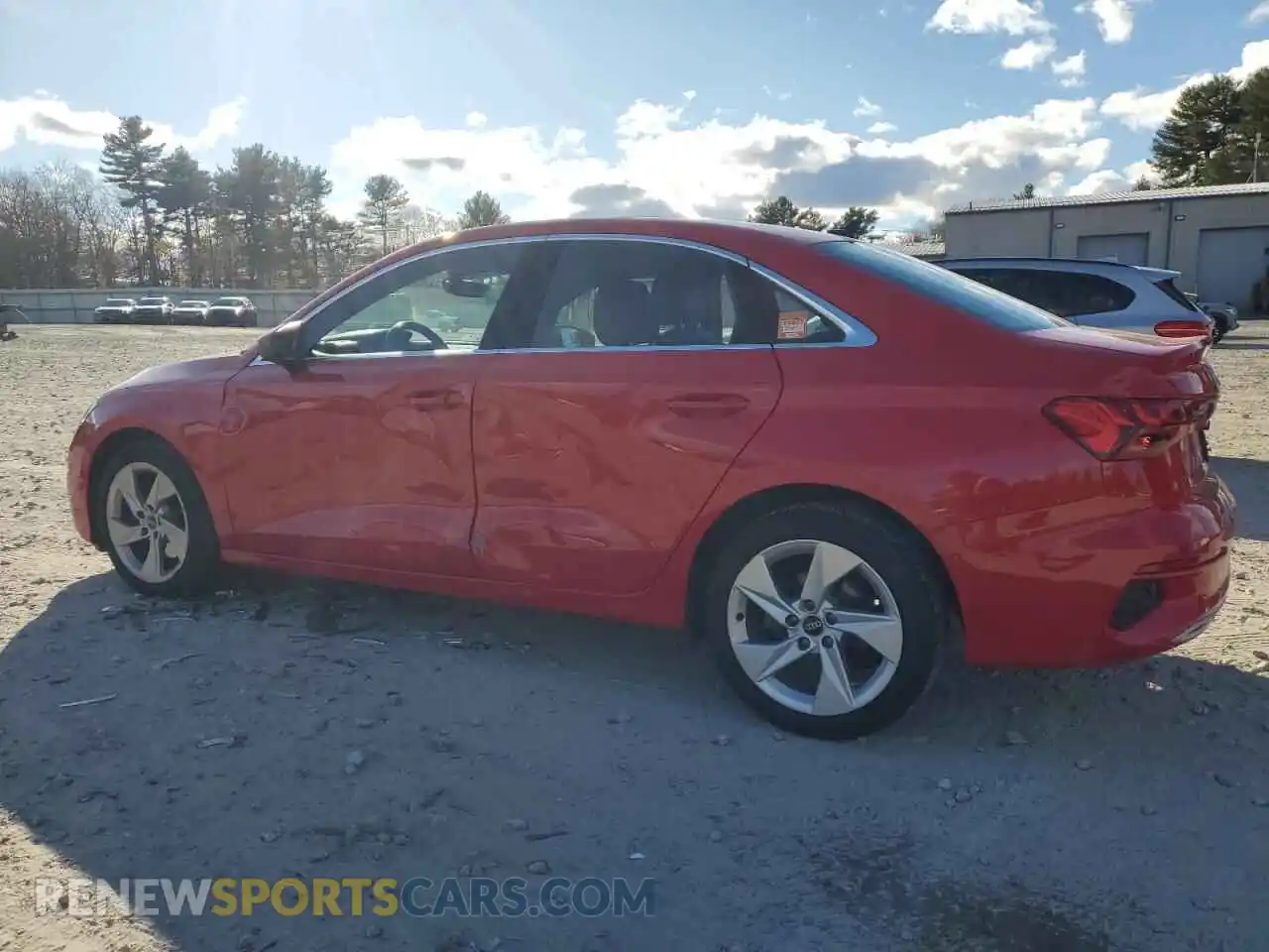 2 Photograph of a damaged car WAUHUDGY5PA055409 AUDI A3 2023