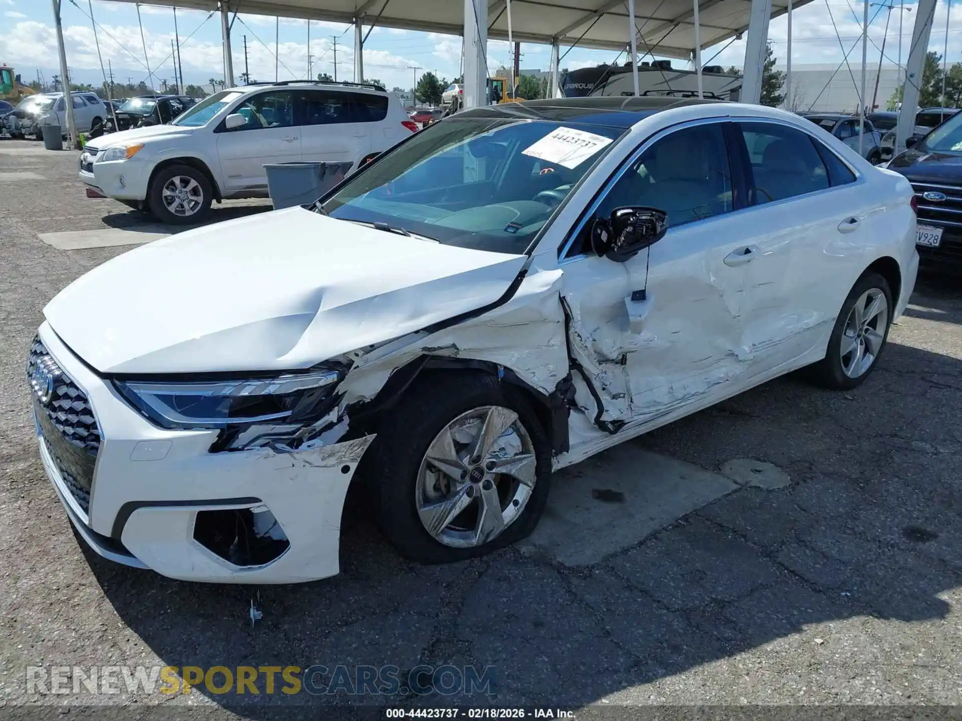 2 Photograph of a damaged car WAUHUDGY6PA061428 AUDI A3 2023