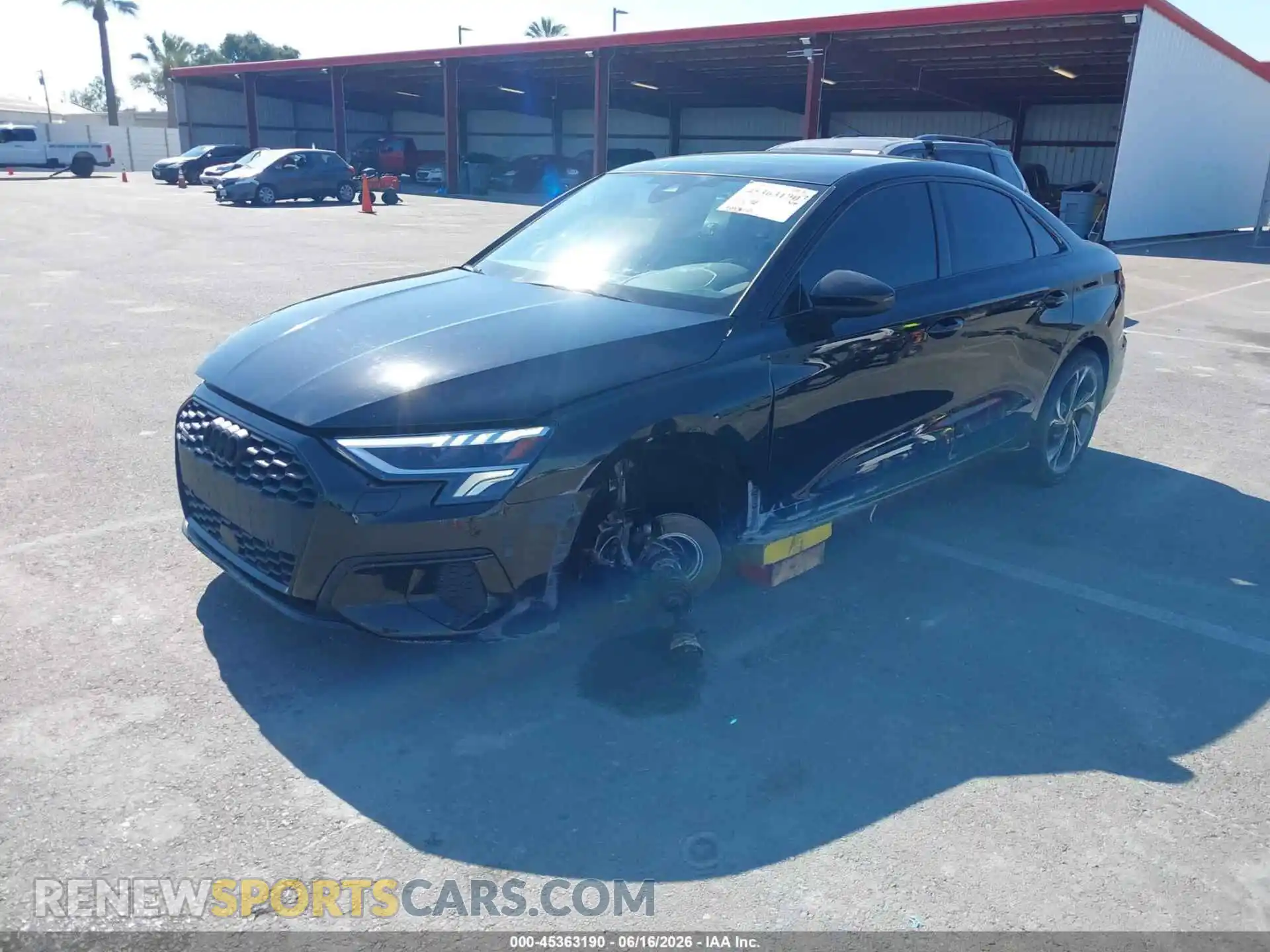 2 Photograph of a damaged car WAUHUDGY6PA071988 AUDI A3 2023