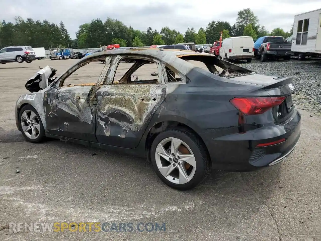 2 Photograph of a damaged car WAUHUDGY9PA044445 AUDI A3 2023