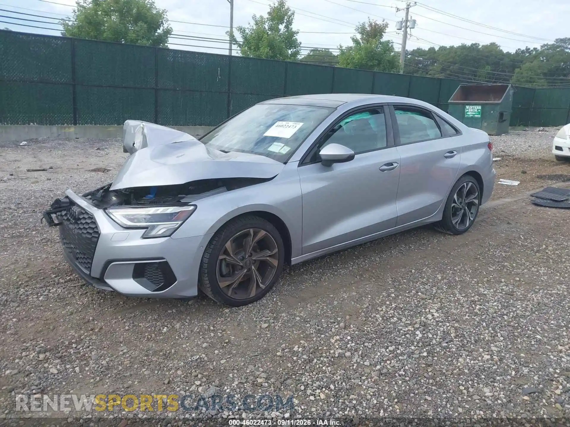 2 Фотография поврежденного автомобиля WAUHUDGYXPA055034 AUDI A3 2023