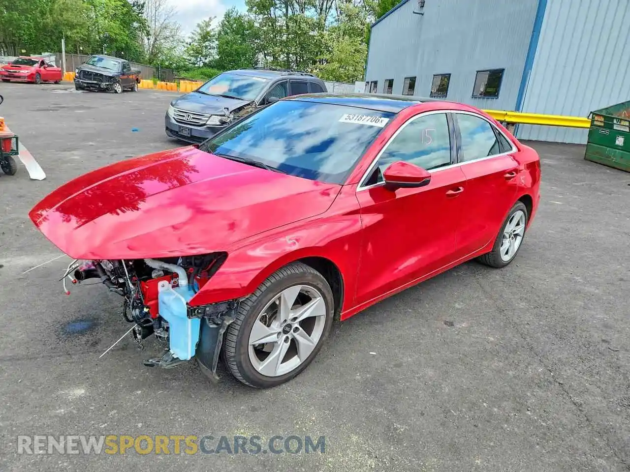 1 Photograph of a damaged car WAUHUDGYXPA069144 AUDI A3 2023
