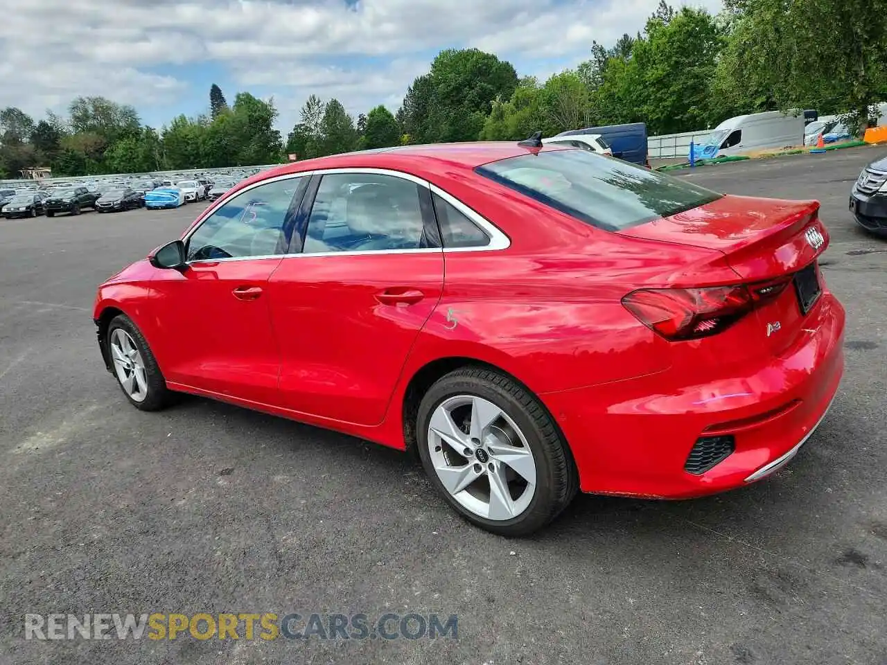 2 Photograph of a damaged car WAUHUDGYXPA069144 AUDI A3 2023