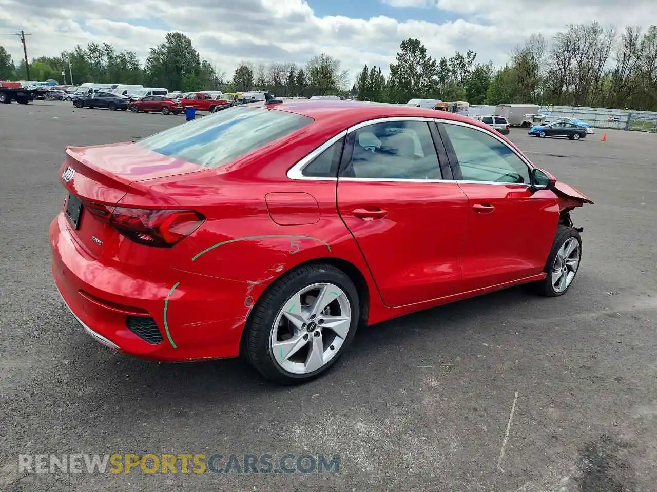 3 Photograph of a damaged car WAUHUDGYXPA069144 AUDI A3 2023