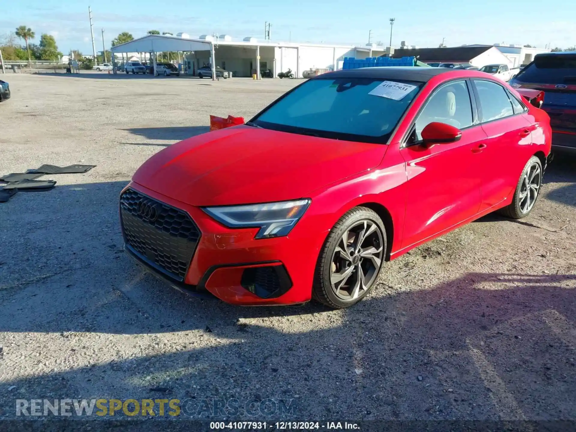 2 fotografías del automóvil dañado WAUHUDGYXPA076918 AUDI A3 2023
